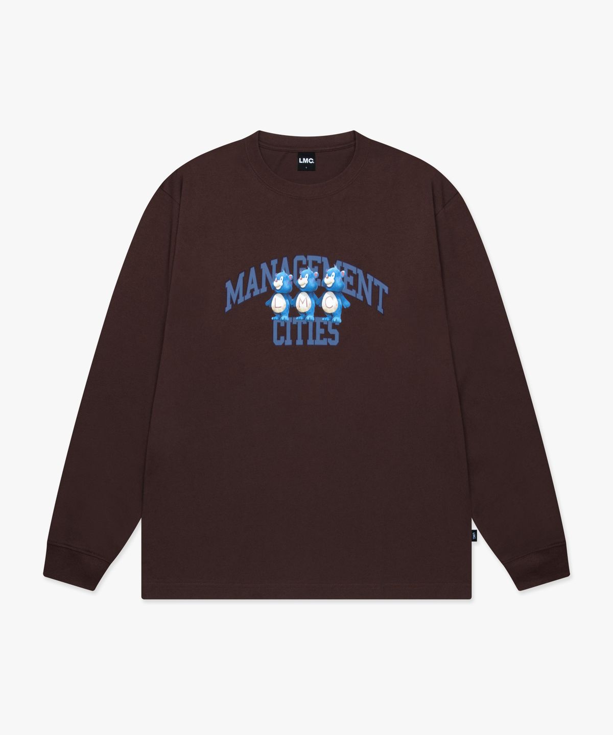 엘엠씨(LMC) ATHLETIC BEAR LONG SLV TEE brown