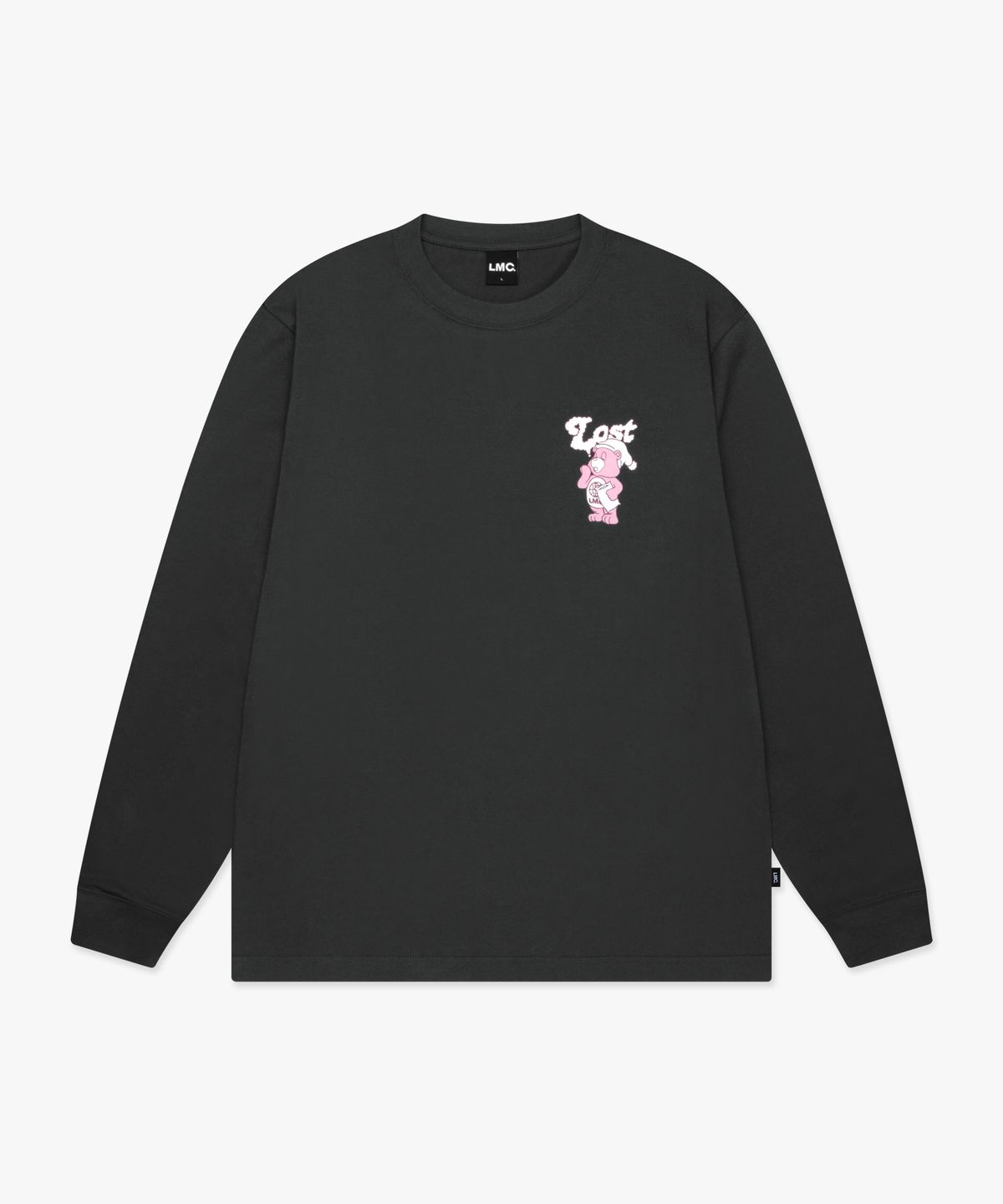 엘엠씨(LMC) SLEEPING BEAR LONG SLV TEE charcoal