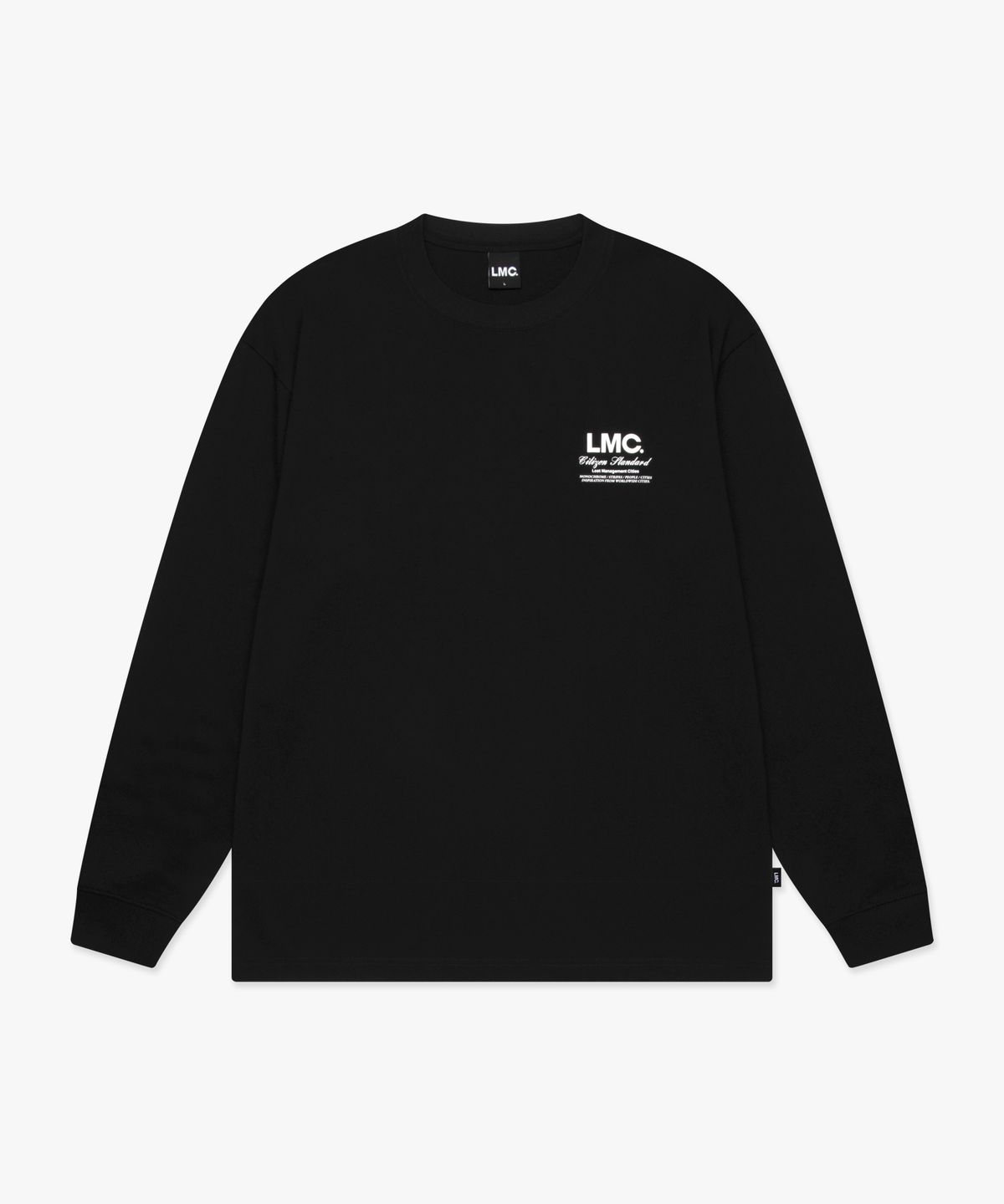엘엠씨(LMC) CLAY RABBIT LONG SLV TEE black