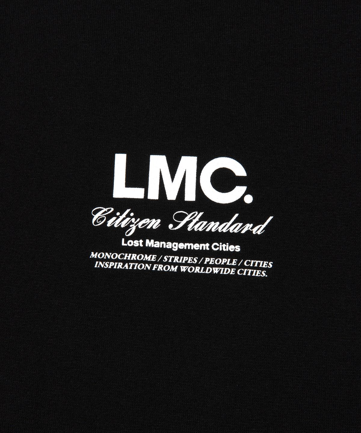 엘엠씨(LMC) CLAY RABBIT LONG SLV TEE black