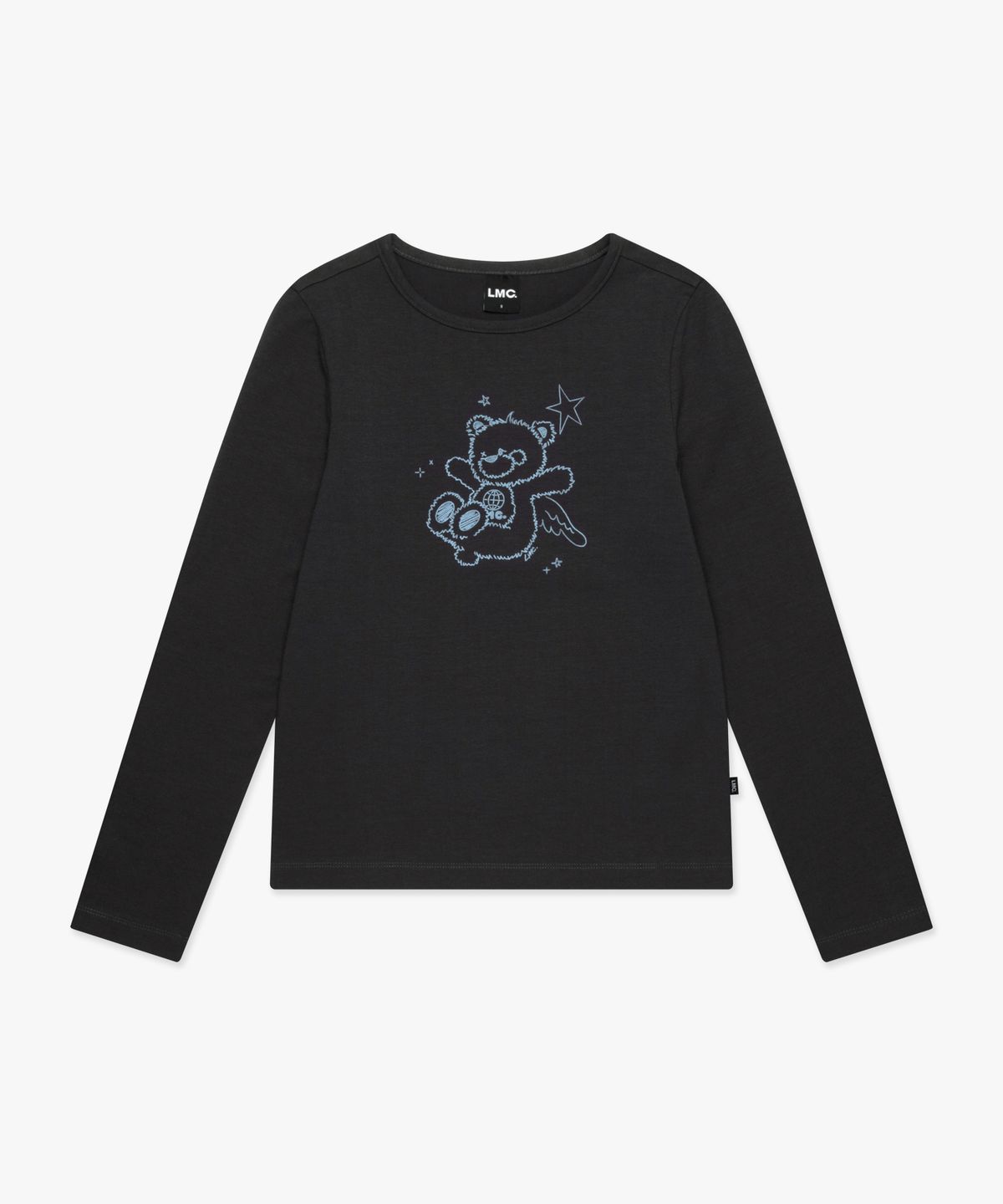 엘엠씨(LMC) WM DOODLE BEAR LONG SLV TEE charcoal