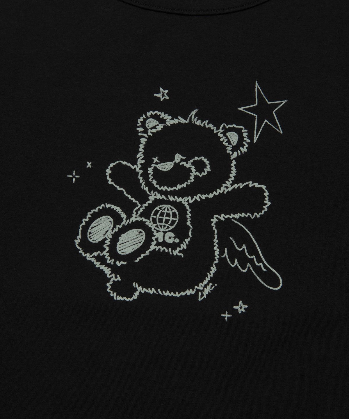 엘엠씨(LMC) WM DOODLE BEAR LONG SLV TEE black