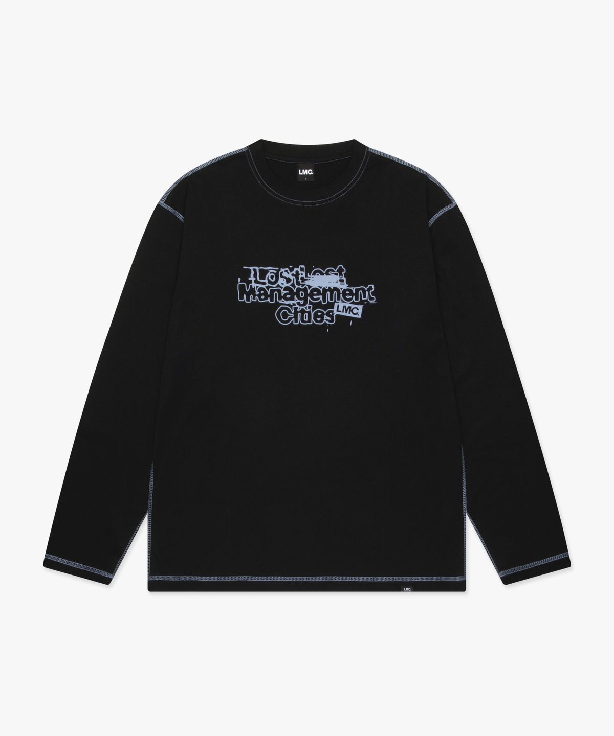 엘엠씨(LMC) DESTROYED STAMP LONG SLV TEE black