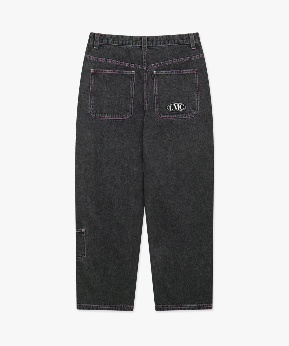 엘엠씨(LMC) CNTRST ST DOUBLE KNEE DENIM PANTS gray