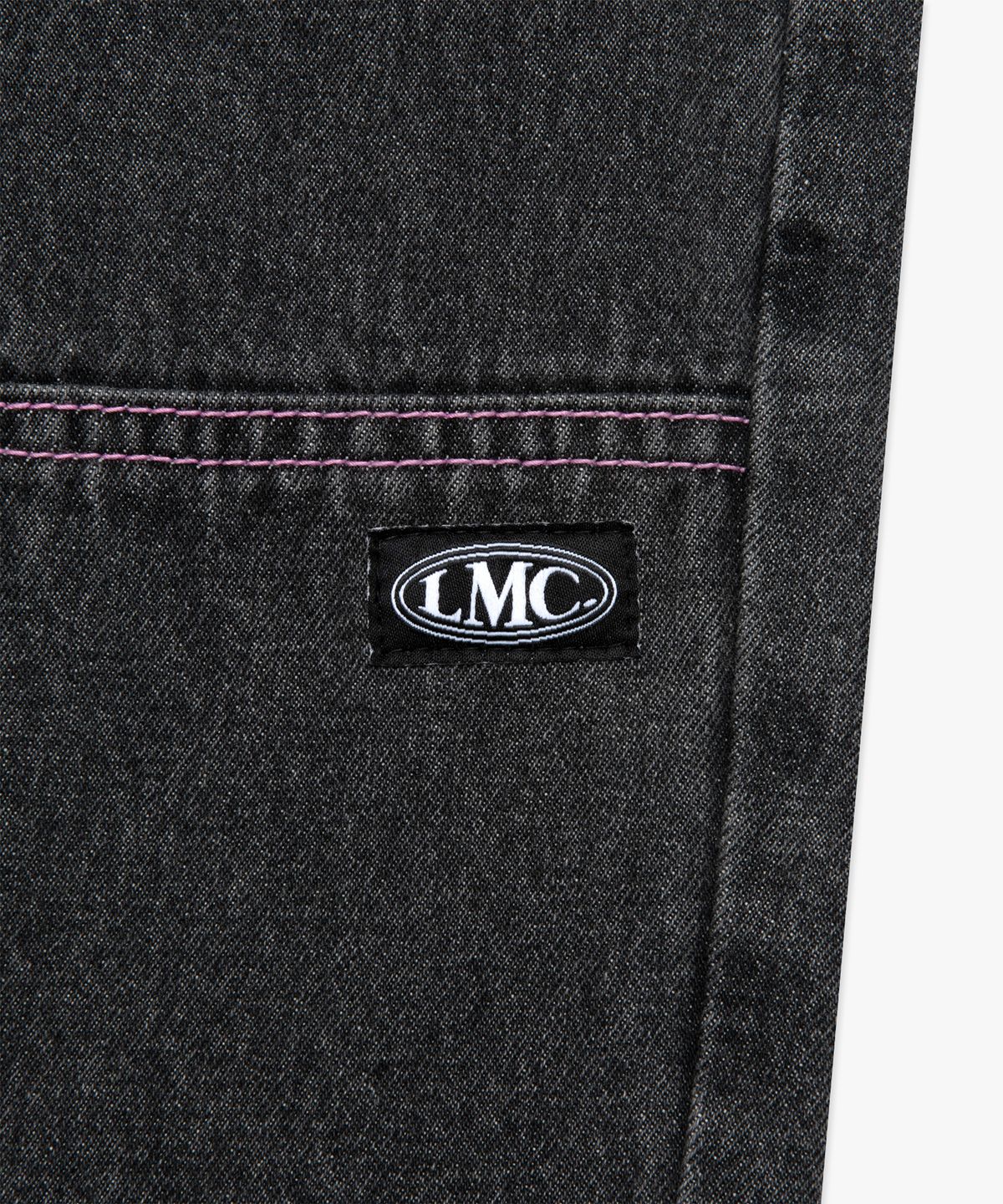 엘엠씨(LMC) CNTRST ST DOUBLE KNEE DENIM PANTS gray