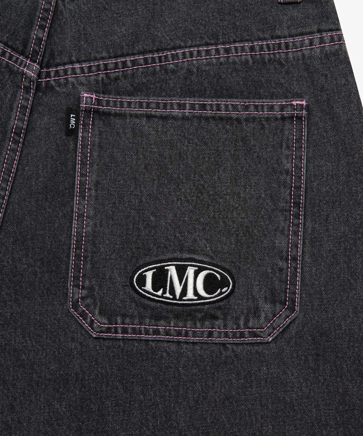 엘엠씨(LMC) CNTRST ST DOUBLE KNEE DENIM PANTS gray