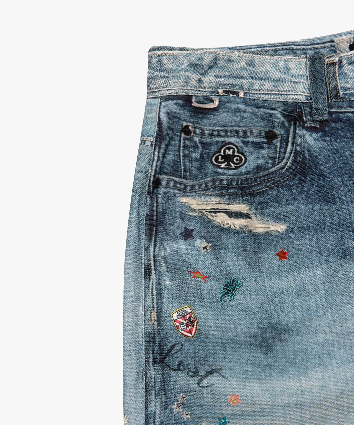 엘엠씨(LMC) TROMPE L OEIL PANTS multi