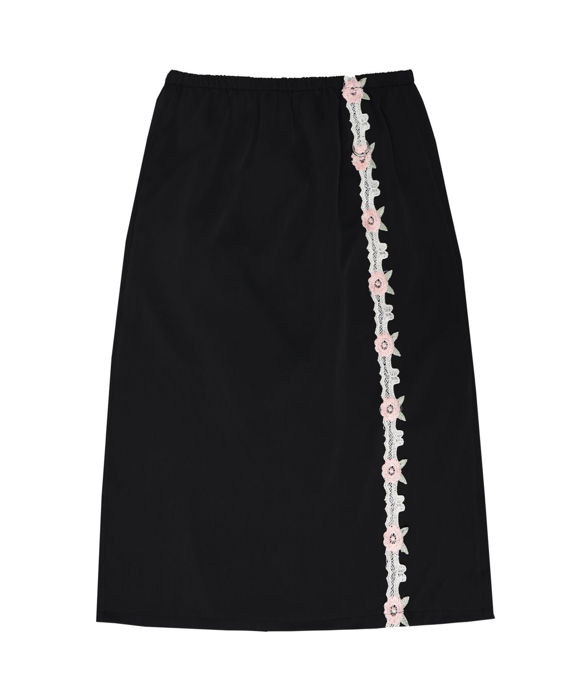 시월107(SIWL107) French Skirt (Black)