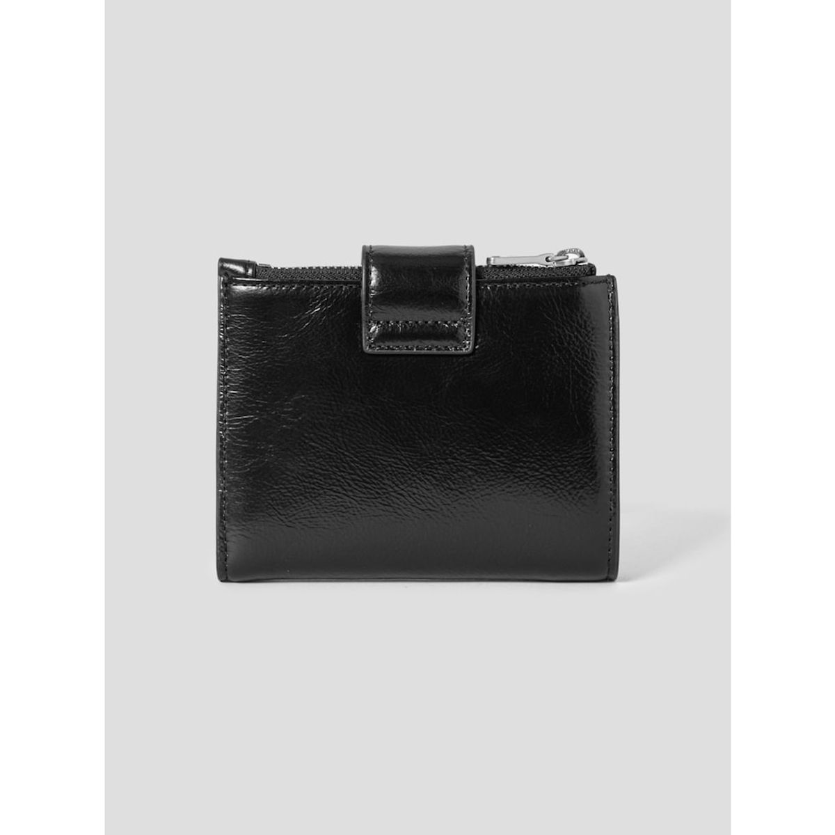 빈폴 액세서리(BEANPOLE ACCESSORY) 노라 지퍼 2단 반지갑 - 블랙
