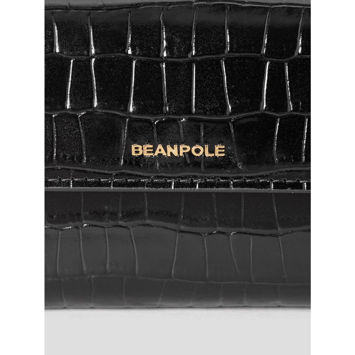 빈폴 액세서리(BEANPOLE ACCESSORY) 크로커 3단 미니지갑 - 블랙