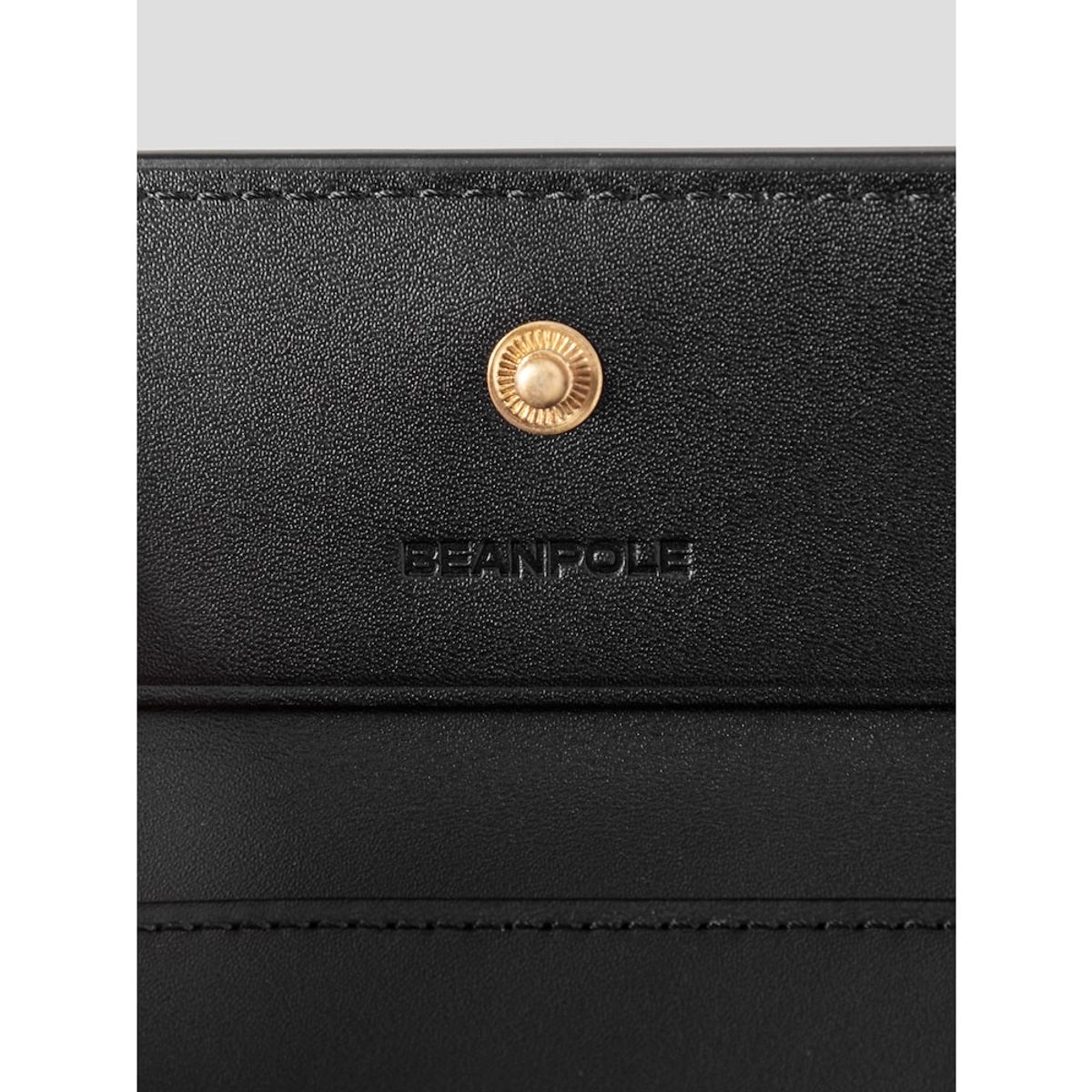 빈폴 액세서리(BEANPOLE ACCESSORY) 크로커 3단 미니지갑 - 블랙