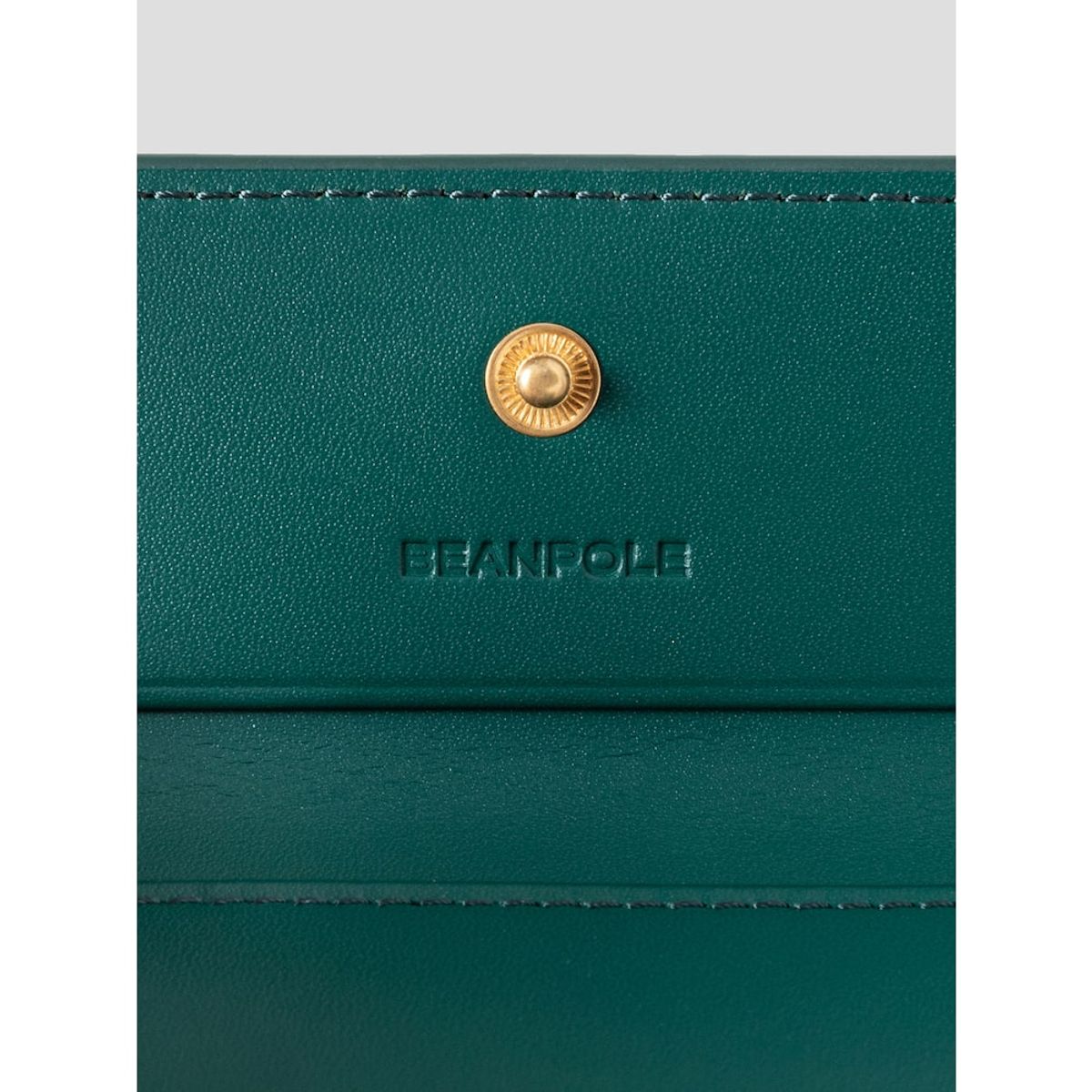 빈폴 액세서리(BEANPOLE ACCESSORY) 크로커 3단 미니지갑 - 그린