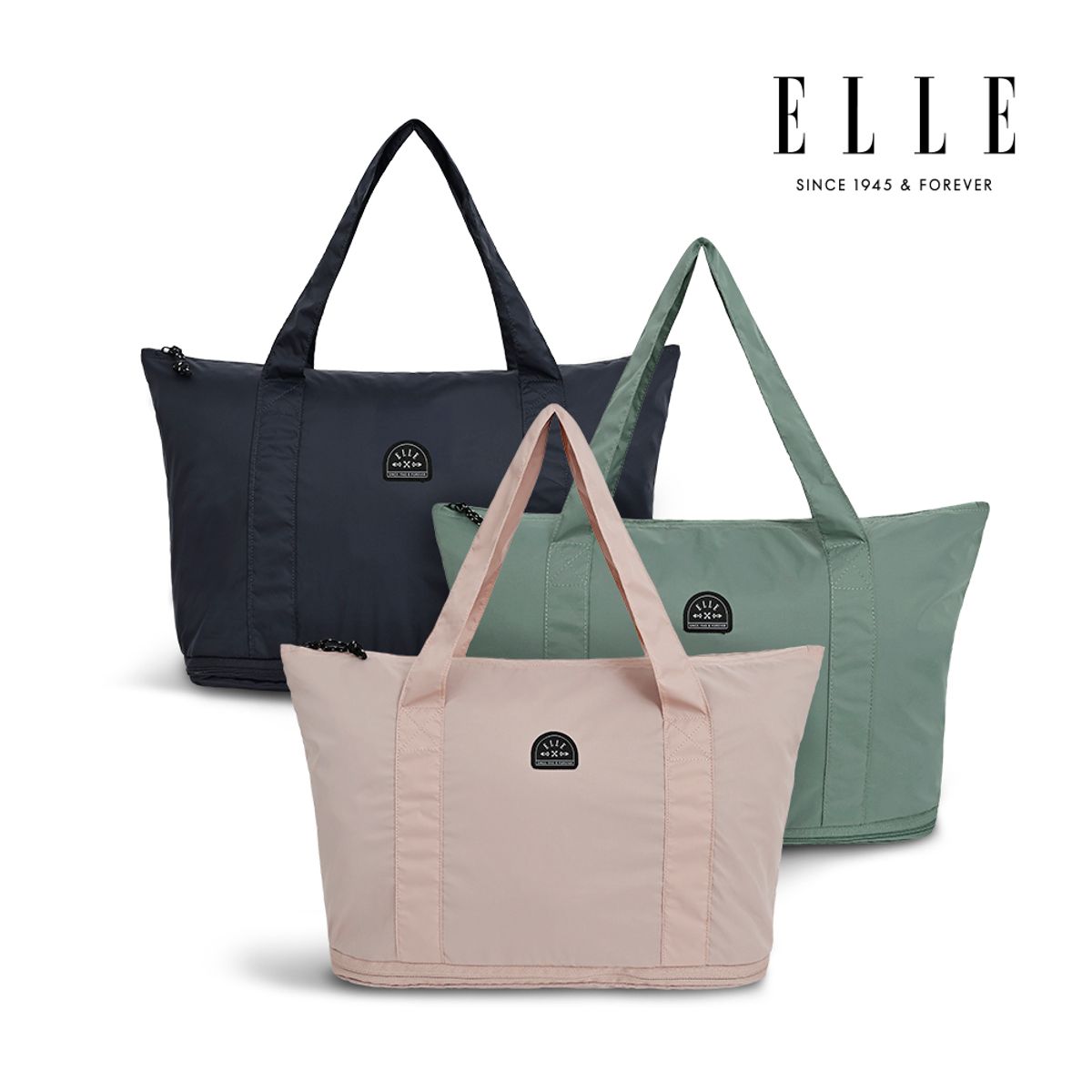 엘르(ELLE) 트라벨 경량 여행용 나일론 보스턴백 여행용 캐쥬얼 가방