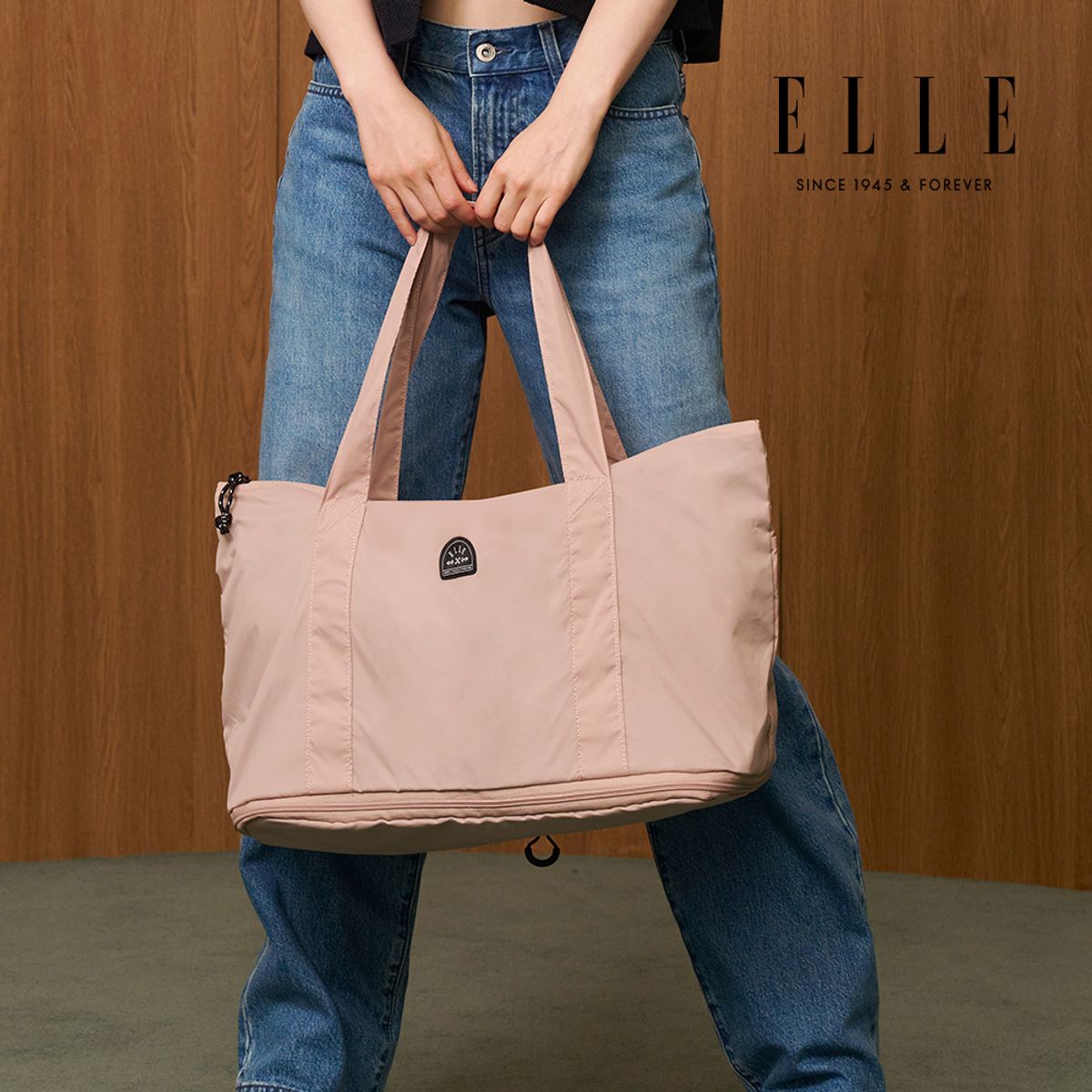 엘르(ELLE) 트라벨 경량 여행용 나일론 보스턴백 여행용 캐쥬얼 가방