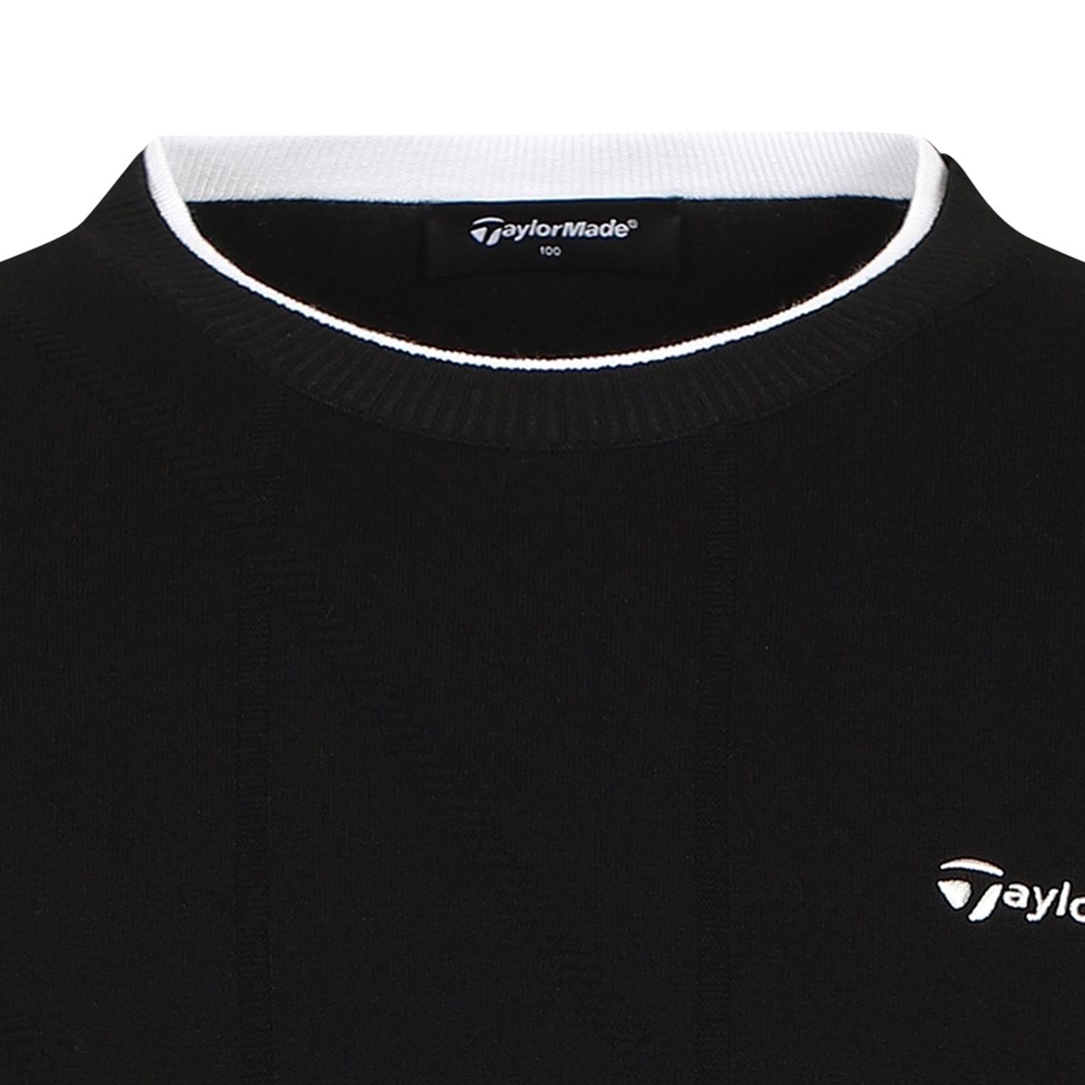 테일러메이드 어패럴(TAYLORMADE APPAREL) 남성 조직감 라운드 니트 TSO-32HG25-199