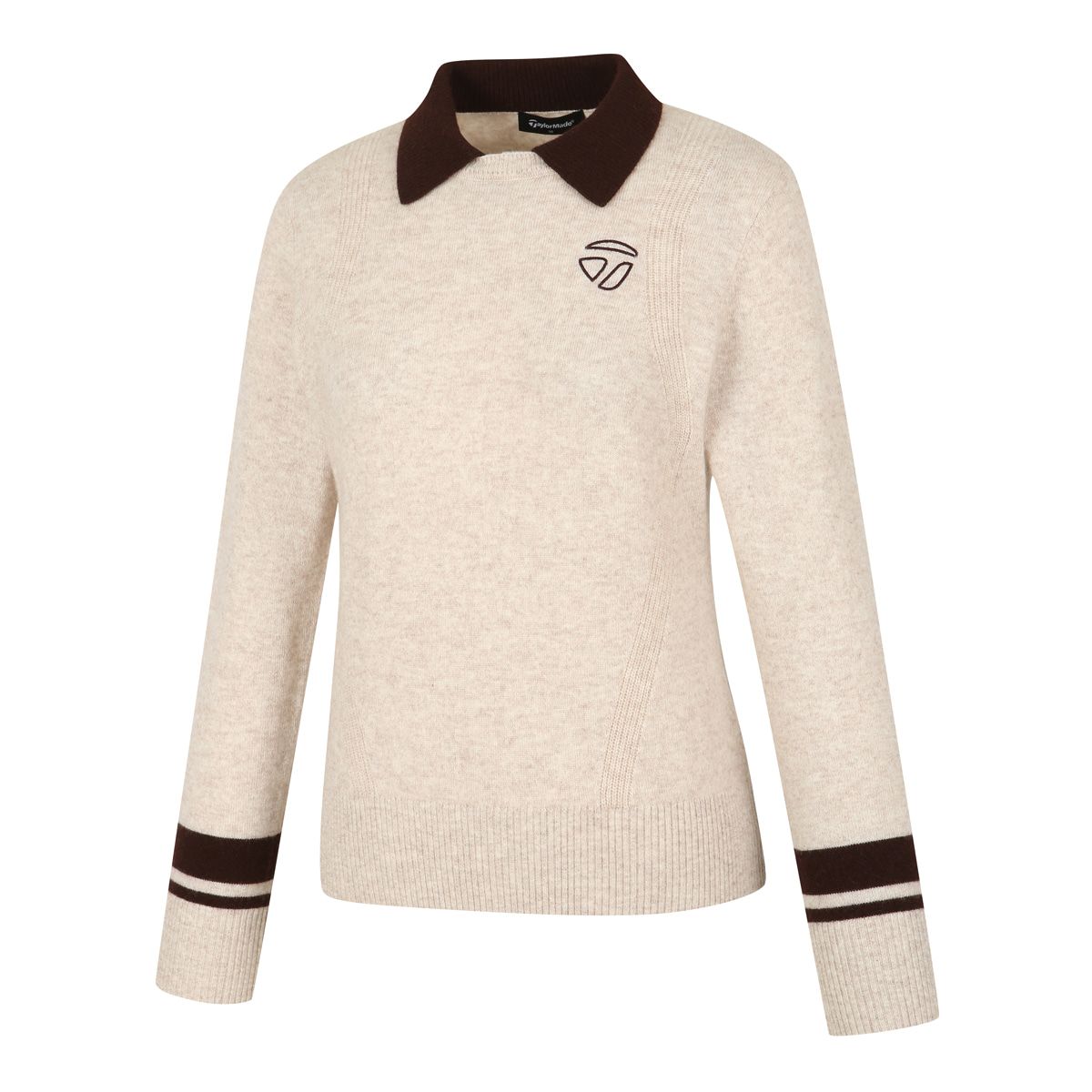 테일러메이드 어패럴(TAYLORMADE APPAREL) 여성 캐시미어 혼방 카라 니트 TSO-72HG27-508