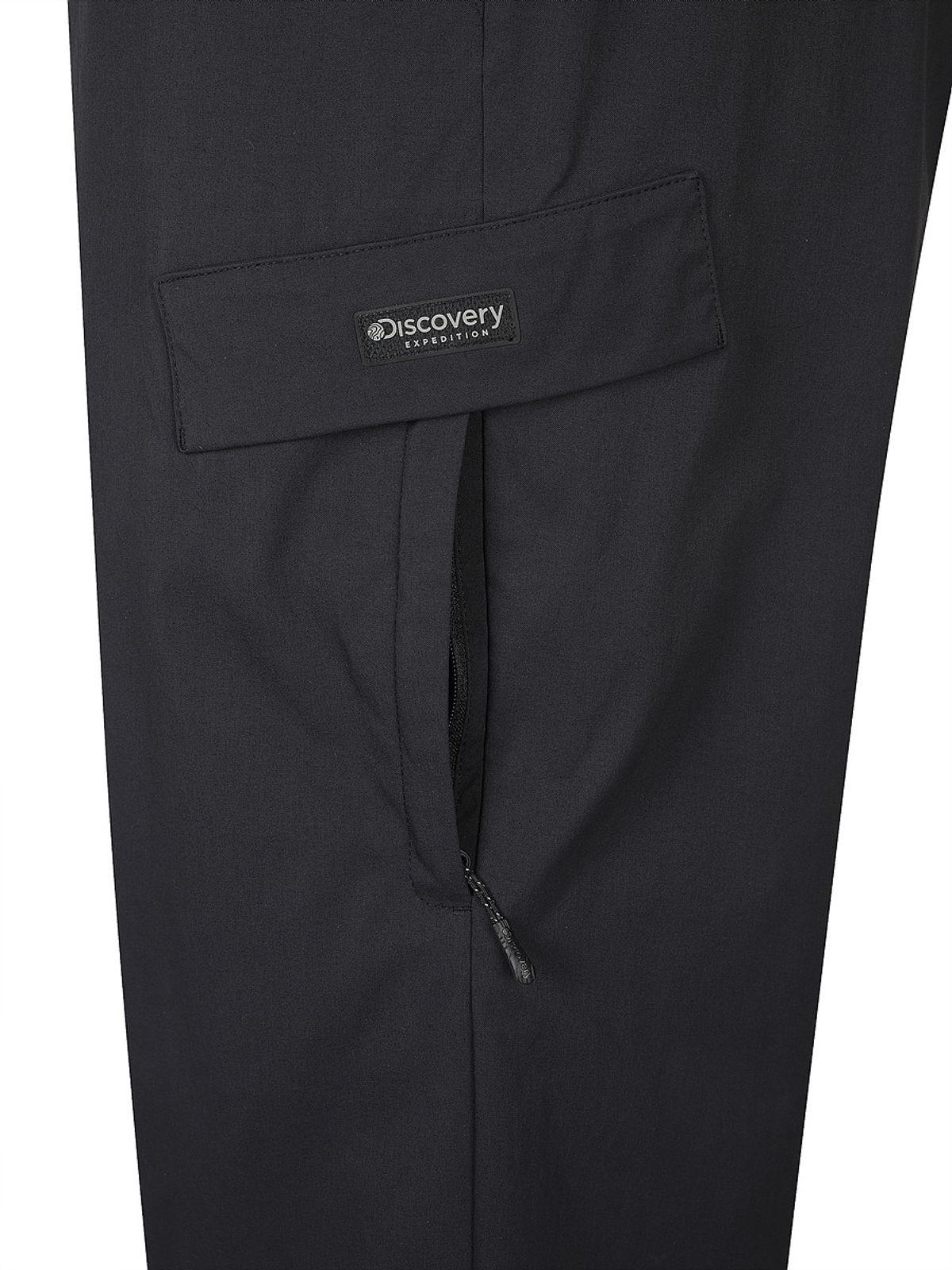 디스커버리 익스페디션(DISCOVERY EXPEDITION) 남성 내추럴 우븐 트레이닝 스트링 팬츠 (BLACK)