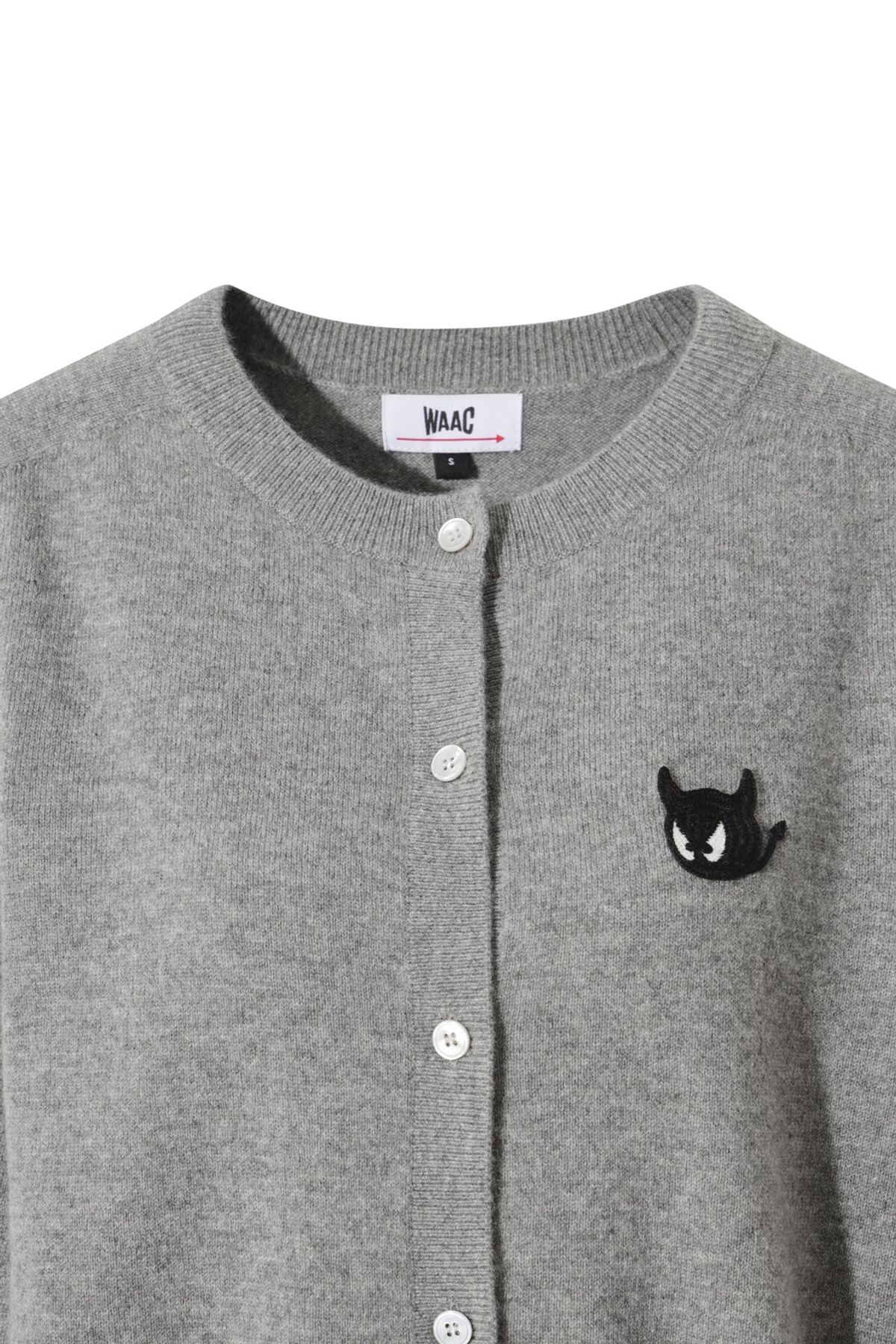 왁(WAAC) [WTO] Women Cashmere Whole Garment Cardigan WWWAW25731GYM