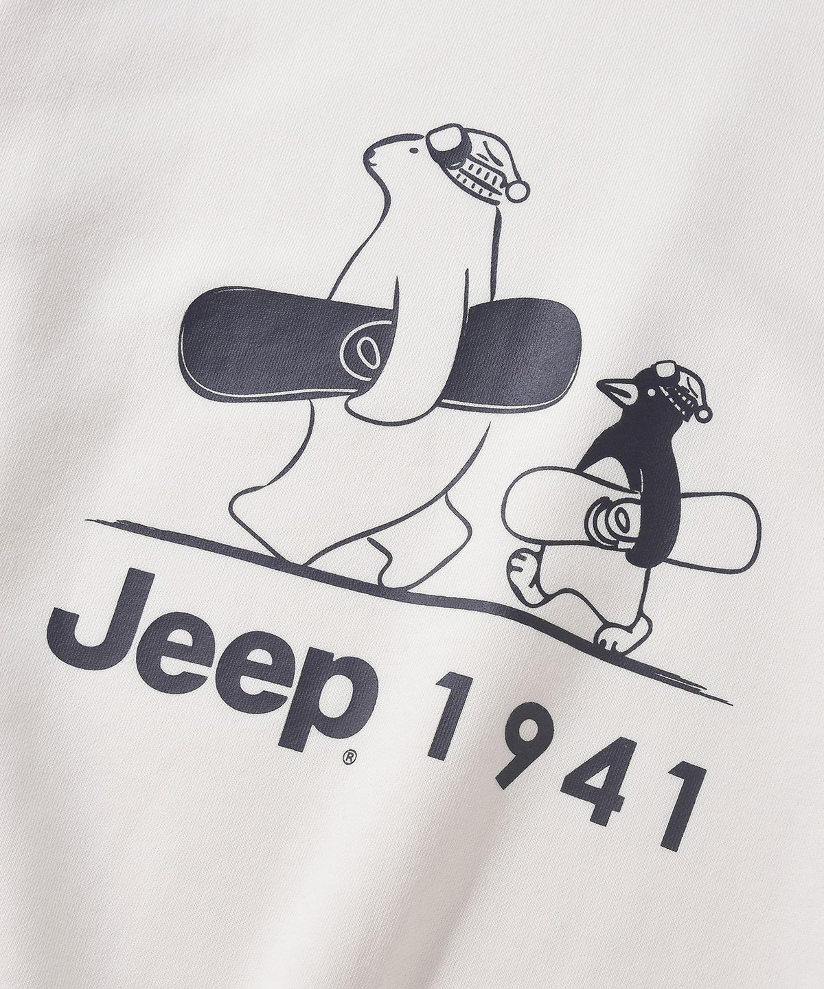 지프키즈(JEEPKIDS) 그린라벨 펭귄곰 맨투맨(KQ5TSU890IV)