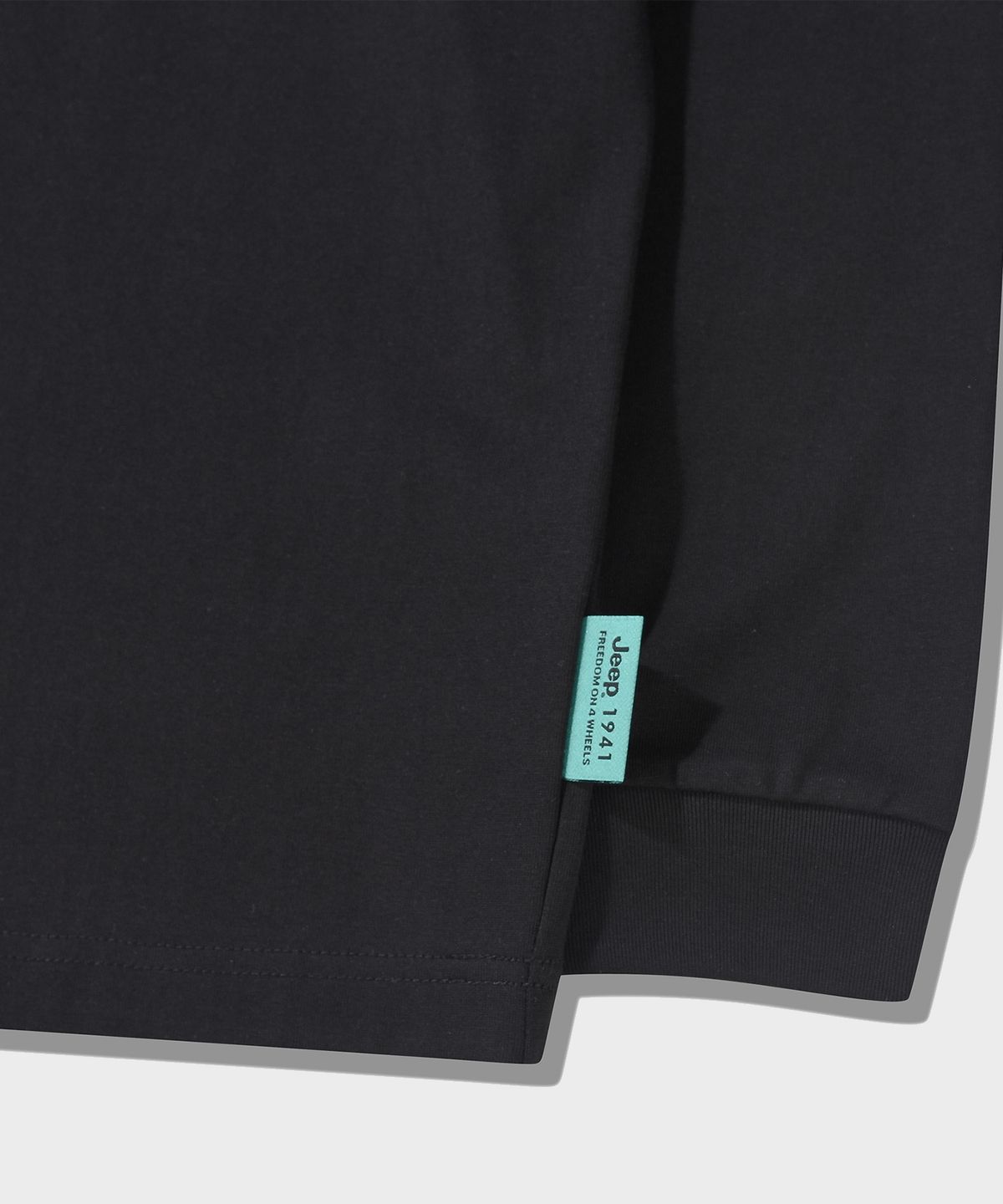 지프키즈(JEEPKIDS) 그린라벨 헨리넥 긴팔티(KQ5TSU011BK)