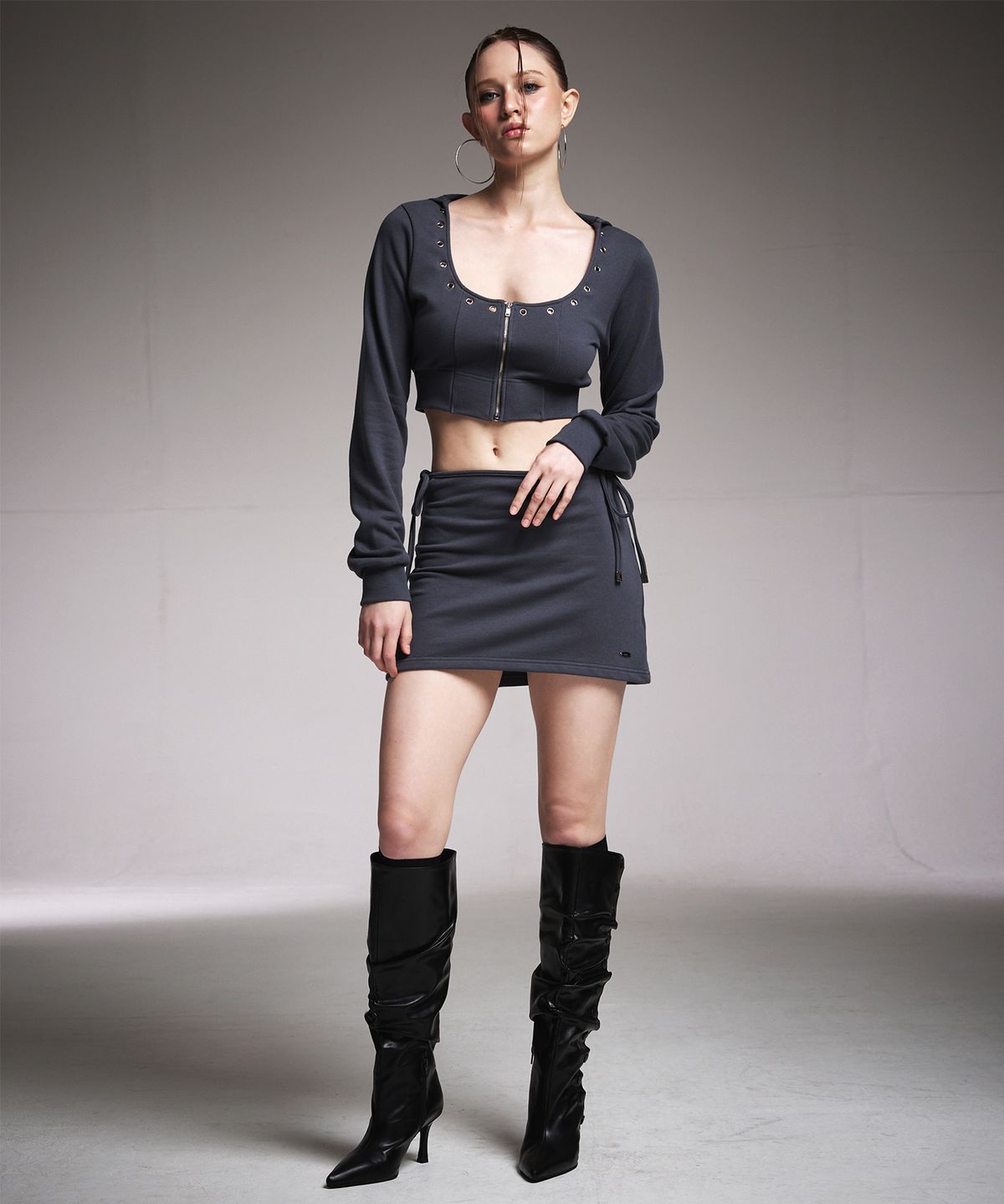 에이알유(A.R.U) STRAP MINI SKIRT