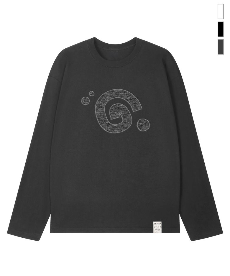 [UNISEX]G SYMBOL 롱슬리브 티셔츠_3color