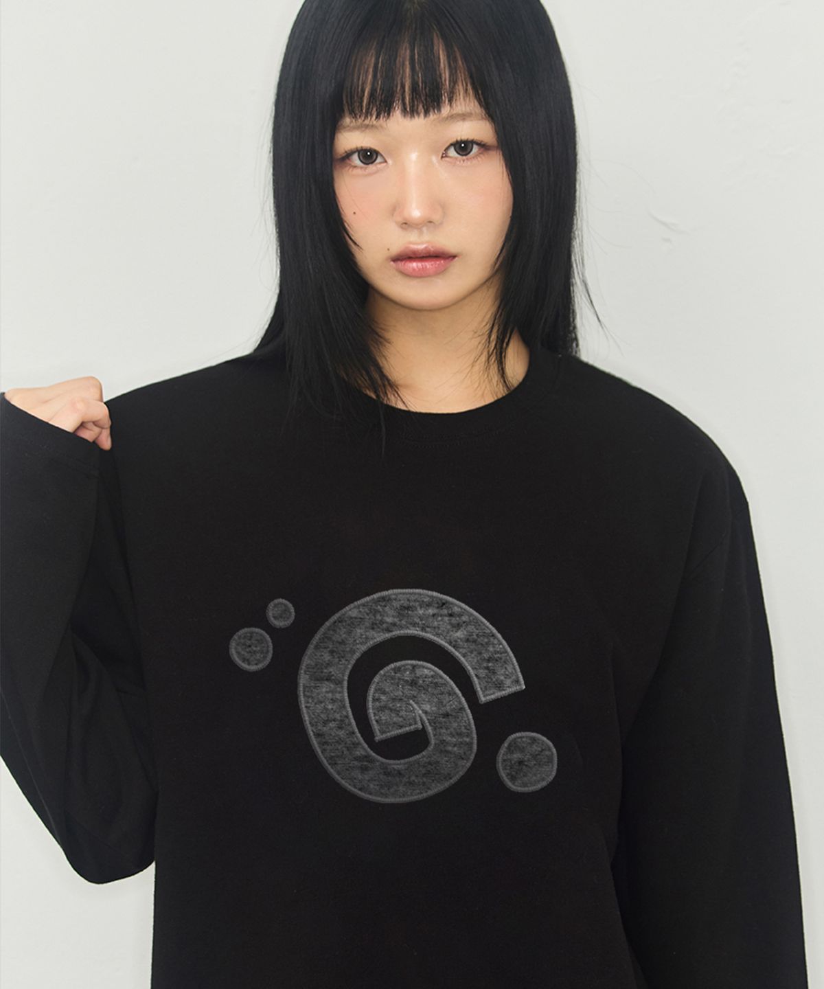 그레이버(GRAVER) [UNISEX]G SYMBOL 롱슬리브 티셔츠_3color