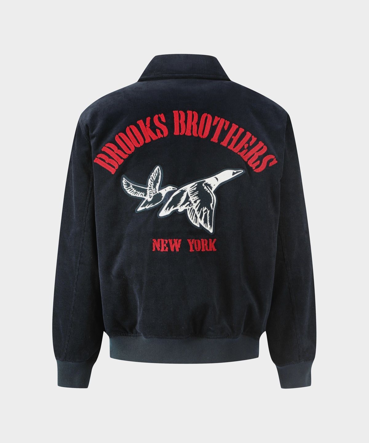 브룩스 브라더스(BROOKS BROTHERS) 코듀로이 바시티점퍼 (네이비) (BBOTMBF305)
