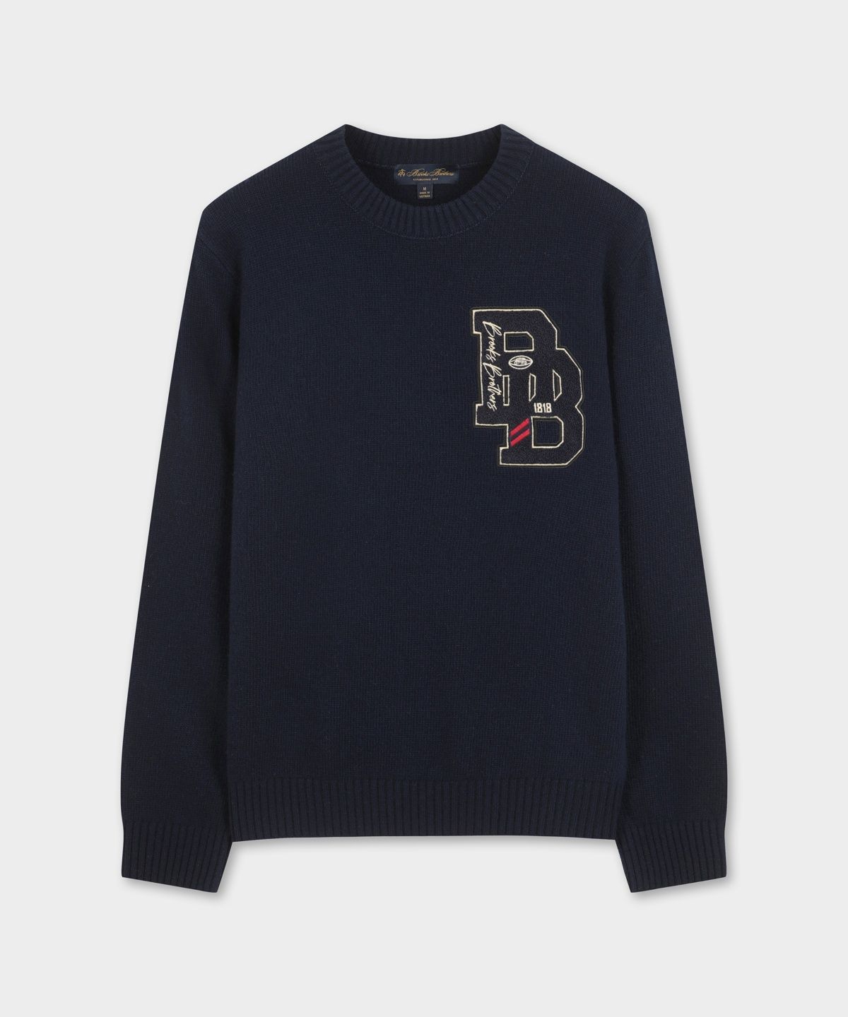브룩스 브라더스(BROOKS BROTHERS) [Heritage] 아트웍 스웨터 (네이비) (BBWRMHF407)