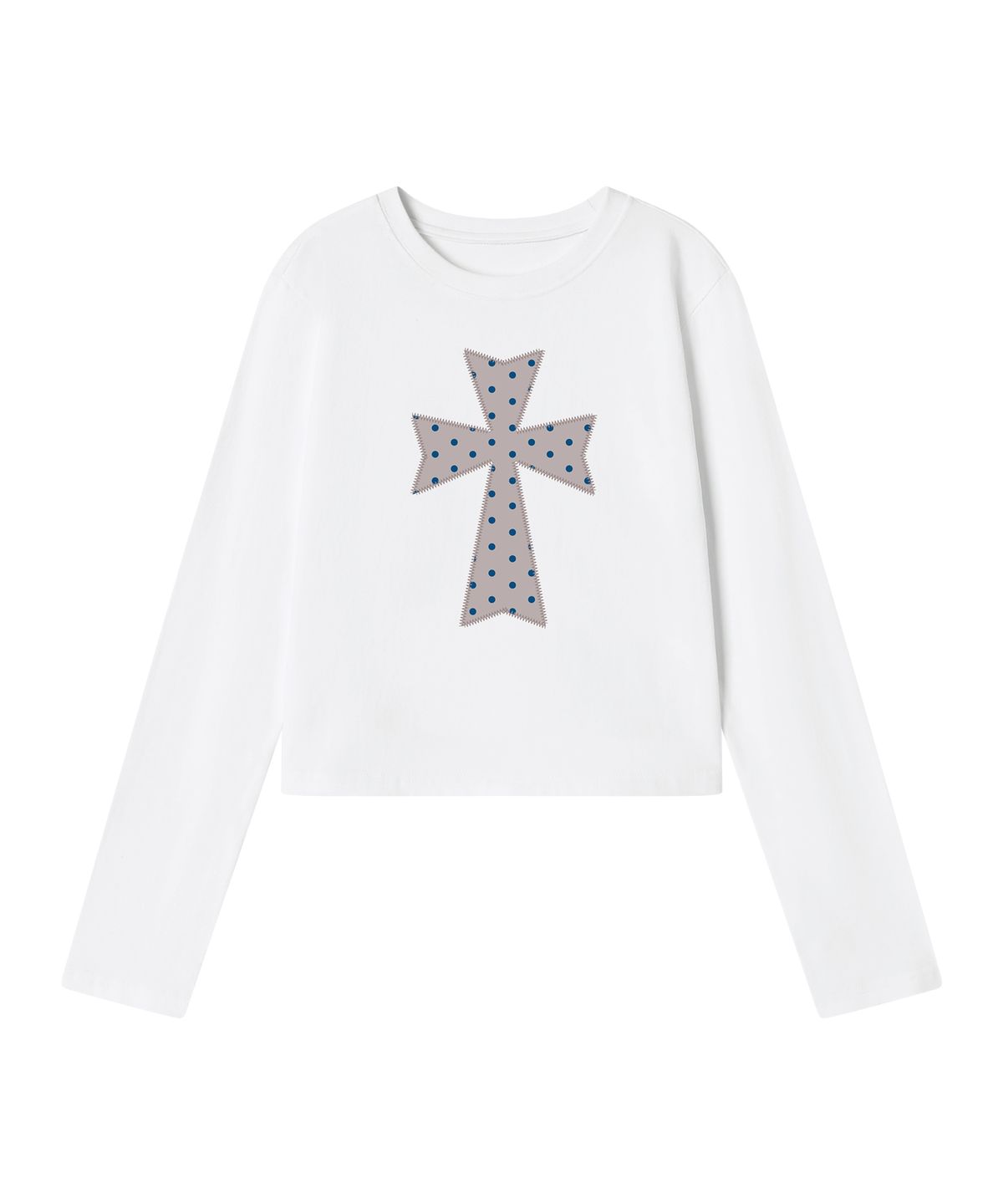 그레이버(GRAVER) [UNISEX]DOT CROSS 롱슬리브 티셔츠_3color