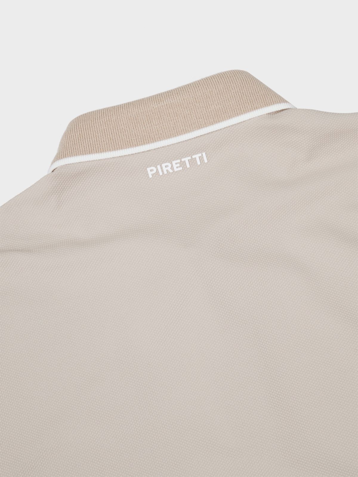 피레티(PIRETTI) 엘리트 니트 폴로 티셔츠 M_Beige