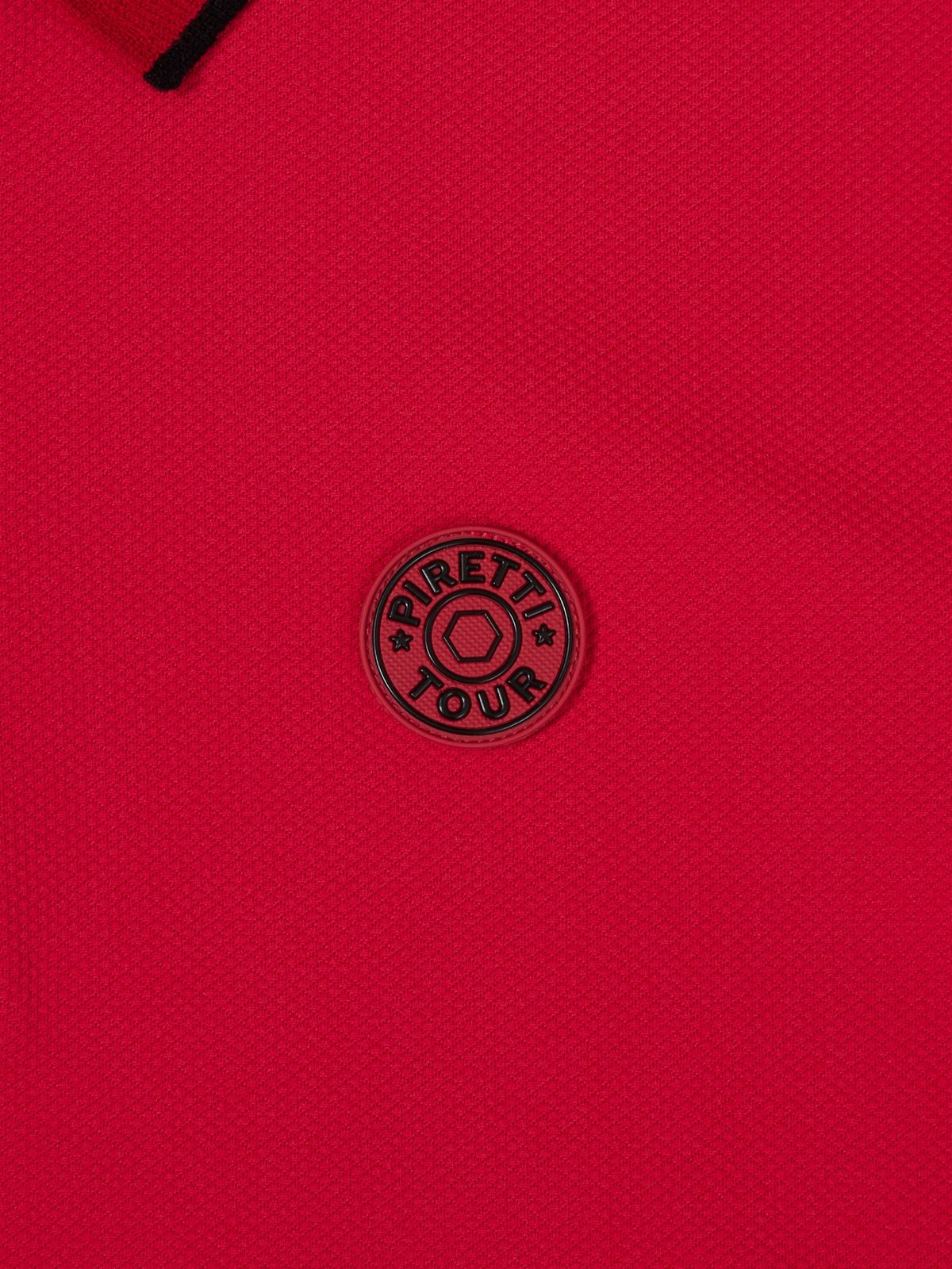 피레티(PIRETTI) 엘리트 니트 폴로 티셔츠 M_Crimson