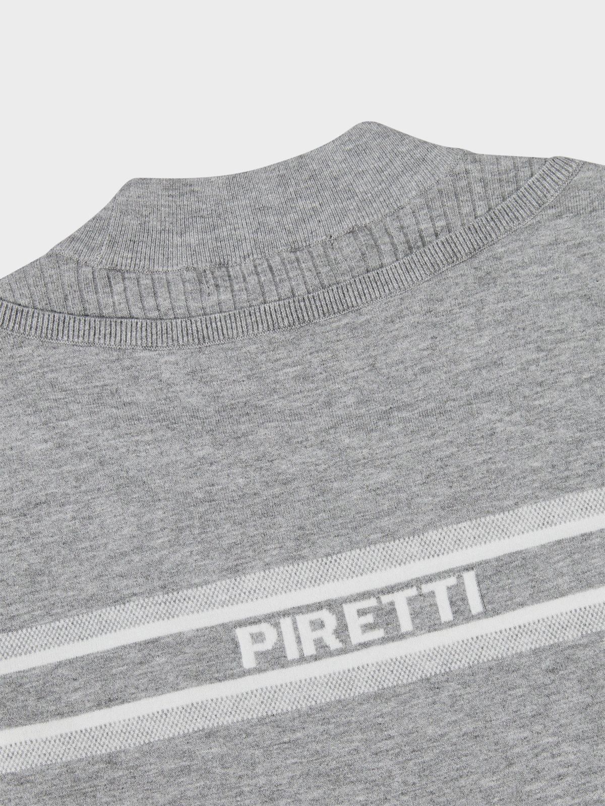 피레티(PIRETTI) 사보나 모크넥 스웨터 W_Light Grey
