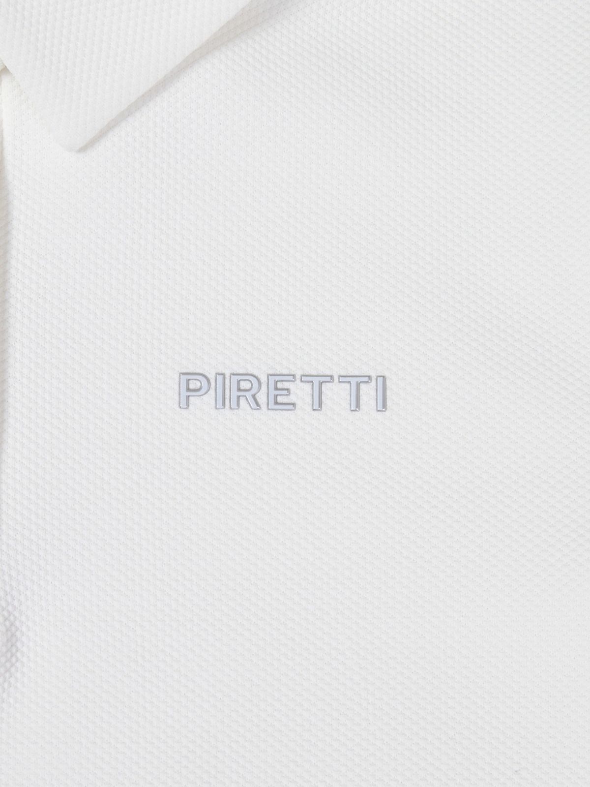 피레티(PIRETTI) 사보나 조직감  폴로 티셔츠 W_White
