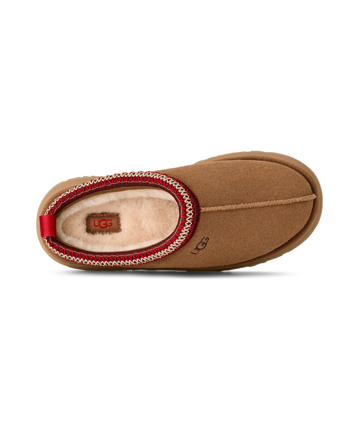 어그(UGG) [WOMEN] 스티치 칼라 플랫폼 슬리퍼 (타즈 II) - 체스넛 / 1174471-CHE