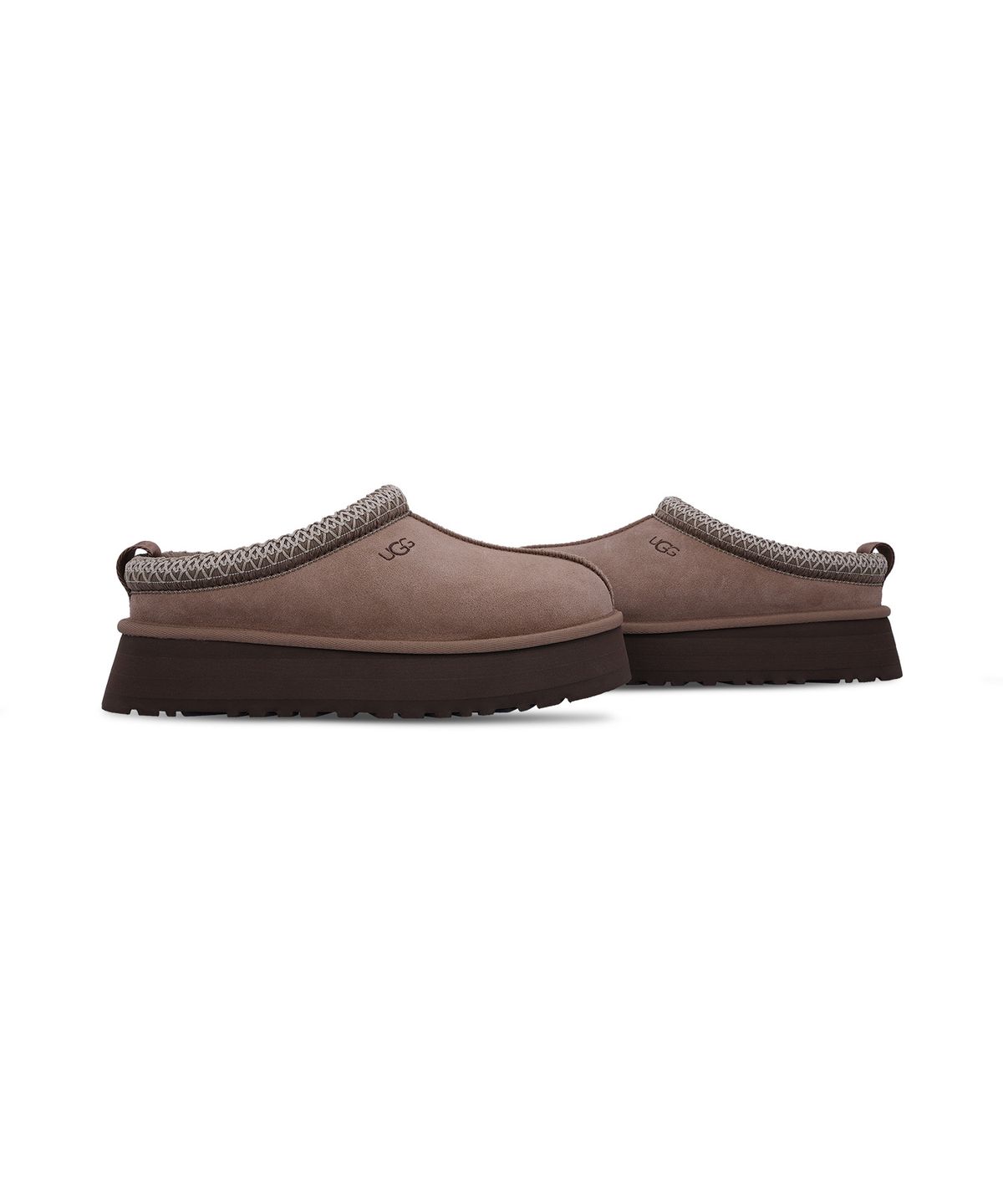 어그(UGG) [WOMEN] 스티치 칼라 플랫폼 슬리퍼 (타즈 II) - 로키 오크 / 1174471-RYK