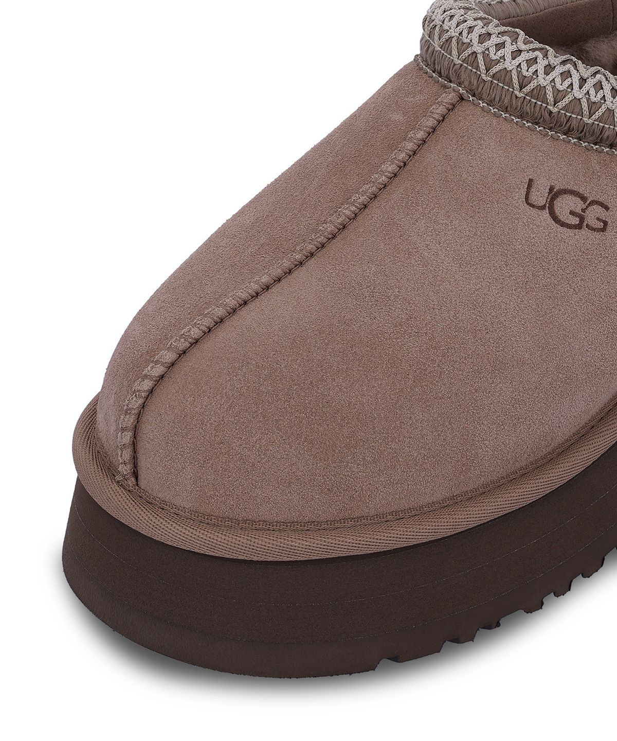 어그(UGG) [WOMEN] 스티치 칼라 플랫폼 슬리퍼 (타즈 II) - 로키 오크 / 1174471-RYK