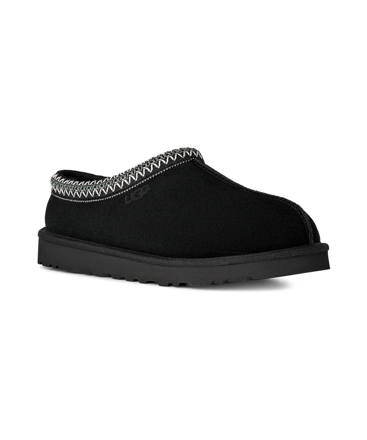 어그(UGG) [MEN] 시그니처 스웨이드 타스만 슬리퍼 (타스만 II) - 블랙 / 1174671-BLK