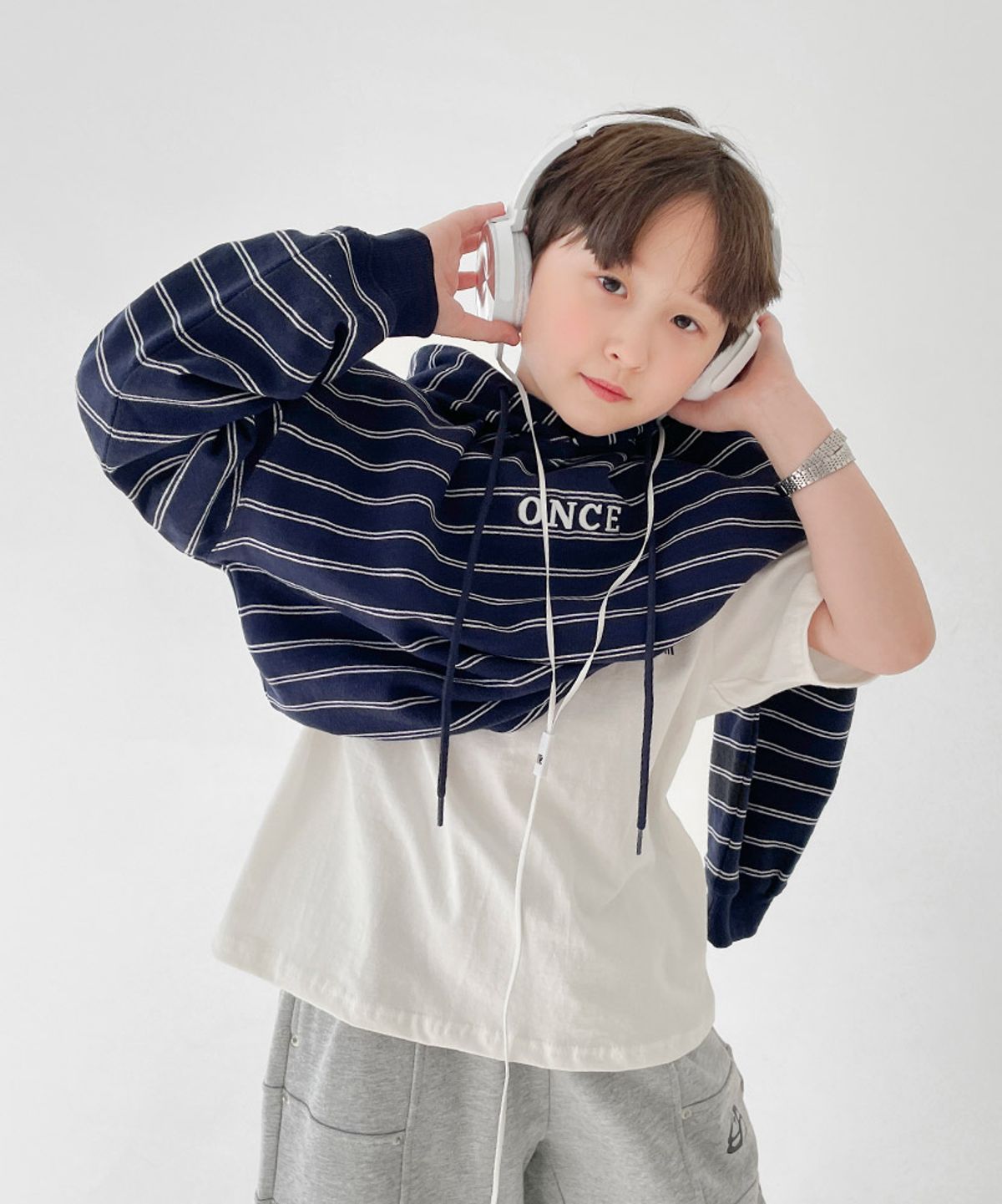 베리클로젯(BERRYCLOSET) 케일 단가라 후드티