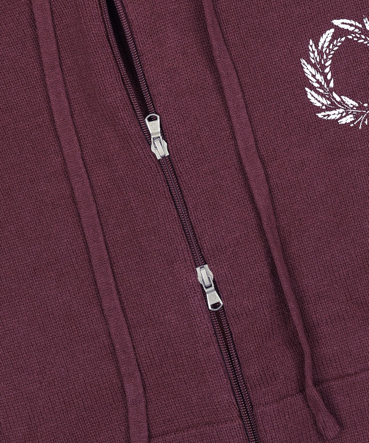 엑스톤즈(XTONZ) XTK156 모노 니트 후드 집업 (BURGUNDY)