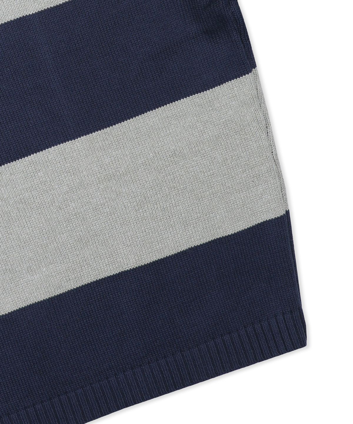 엑스톤즈(XTONZ) XTK170 스트라이프 브이넥 풀오버 니트 (NAVY)