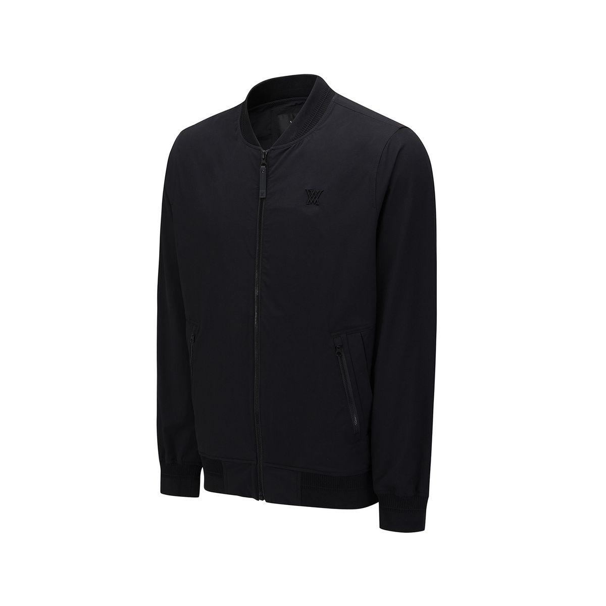 어뉴골프(ANEW GOLF) MEN FA SIGNATURE MA-1 JACKET_BK