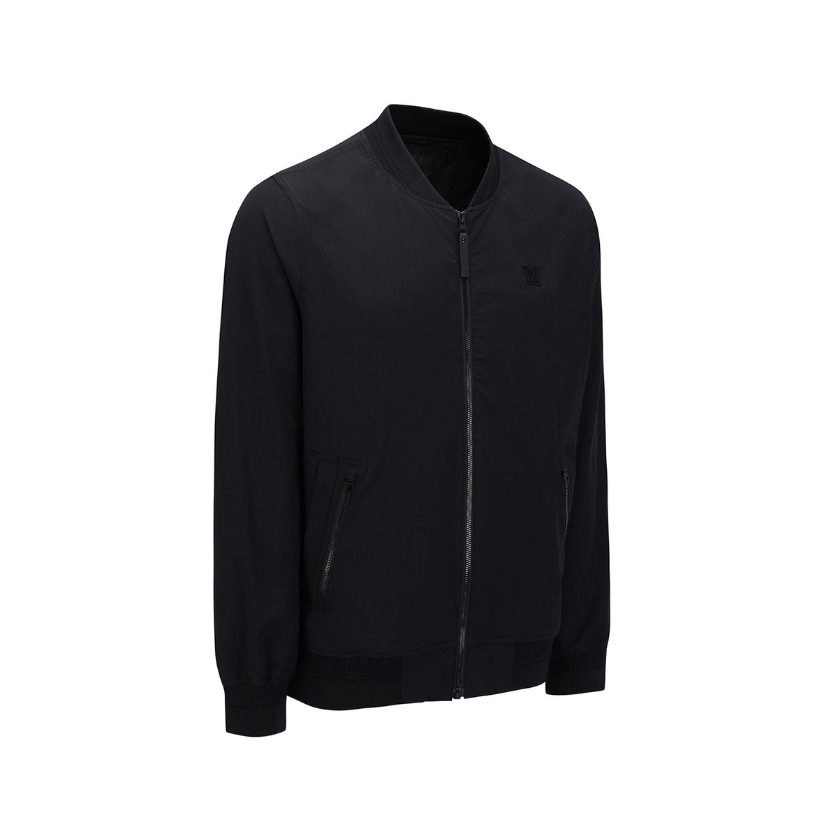 어뉴골프(ANEW GOLF) MEN FA SIGNATURE MA-1 JACKET_BK