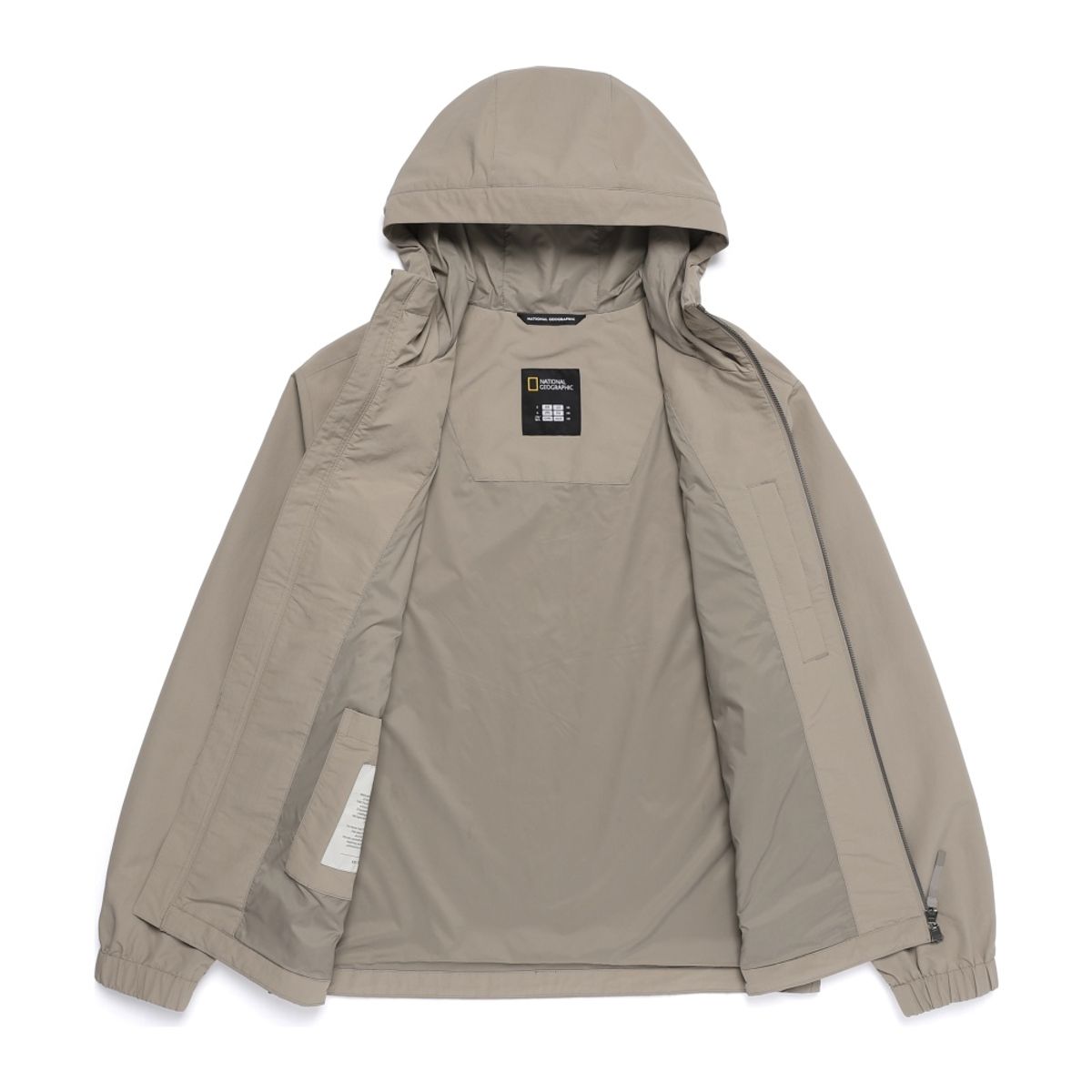 내셔널지오그래픽(NATIONALGEOGRAPHIC) N253UJP030 우븐 후드 점퍼 OAK BEIGE