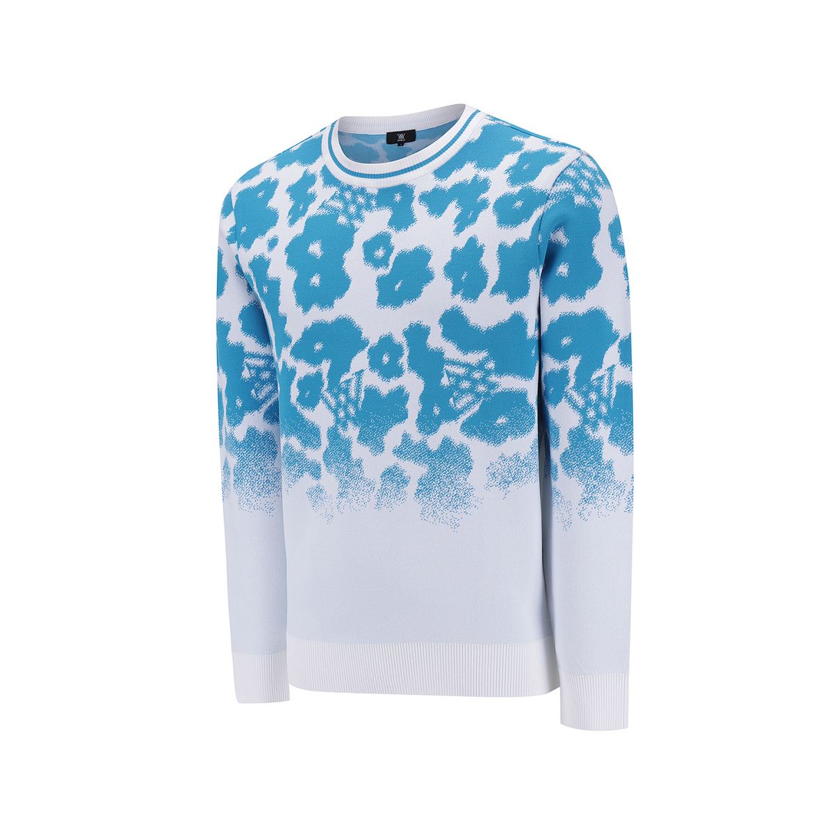 어뉴골프(ANEW GOLF) MEN FA FLOWER PATTERN SWEATER_WH