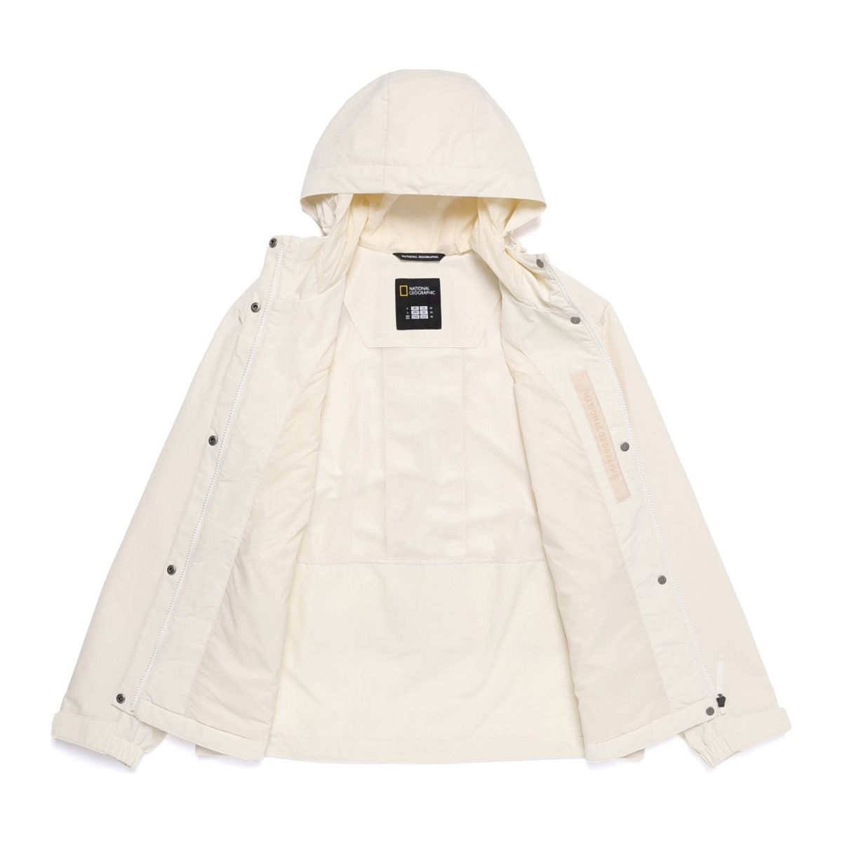 내셔널지오그래픽(NATIONALGEOGRAPHIC) N253WJP020 여성 디자인물 후드 점퍼 IVORY