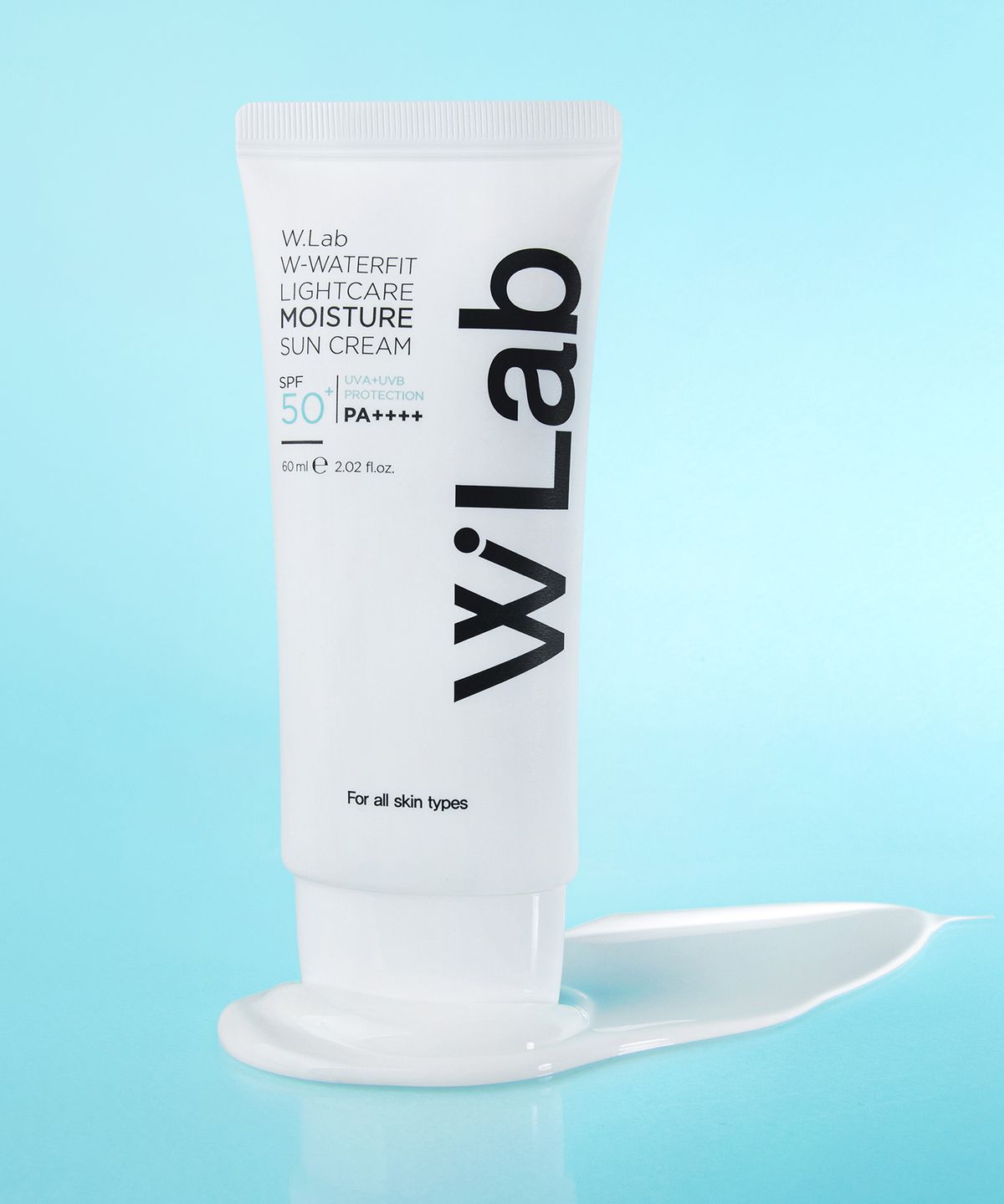 더블유랩(WLAB) 더블유 워터핏 라이트케어 모이스처 수분 선크림 SPF50+ PA++++ 60ml