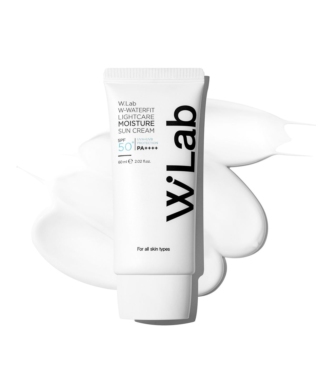 더블유랩(WLAB) 더블유 워터핏 라이트케어 모이스처 수분 선크림 SPF50+ PA++++ 60ml