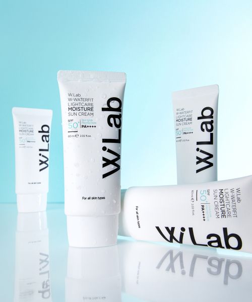 wlab Double Wear Water Fit Light Care Moisture Sunscreen SPF50+ PA++++ 60ml