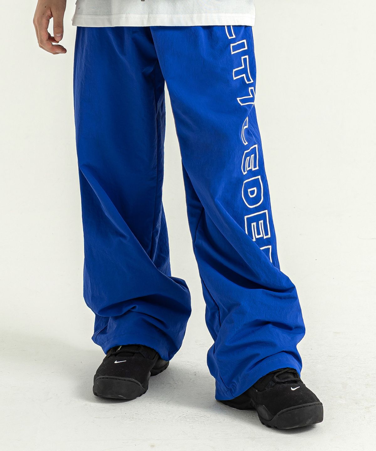 리틀뎁(LITTLE DEPT) 레터링 트랙 팬츠 Blue